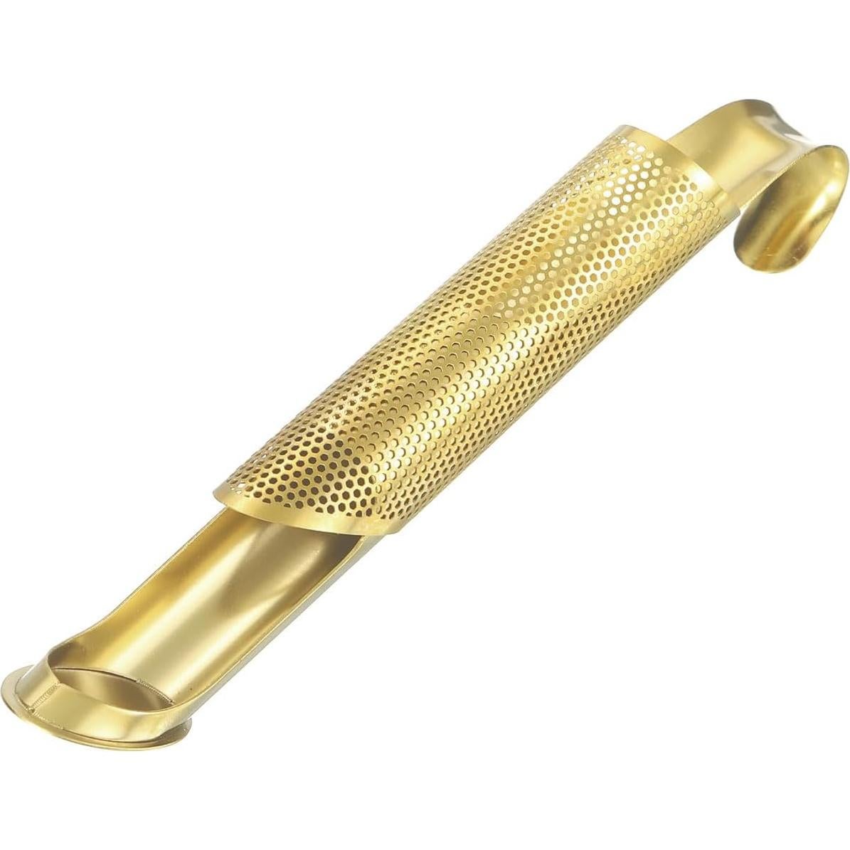 Infusor de Té de Acero Inoxidable uxcell, Malla Fina, Dorado