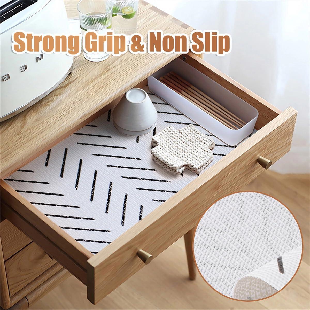 Forro de Estante Tatyanna Rayado 30cm x 5m Antideslizante