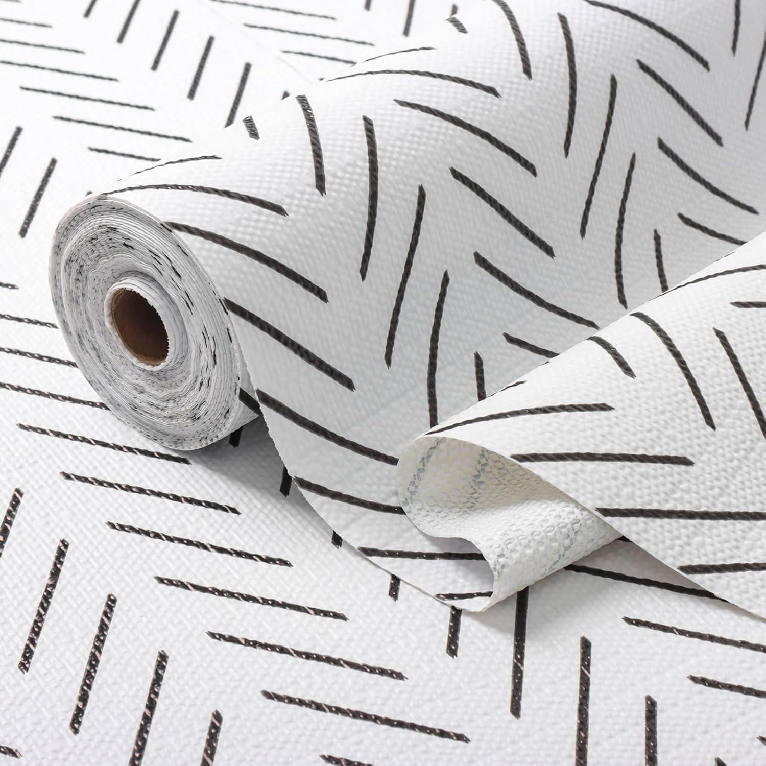 Forro de Estante Tatyanna Rayado 30cm x 5m Antideslizante