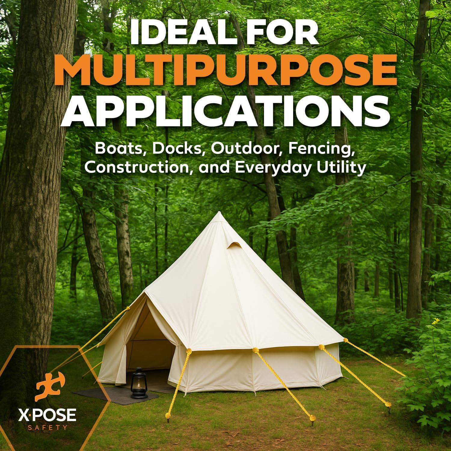 Cuerda de Polipropileno Amarilla 1/2" x 182.88m Xpose Safety