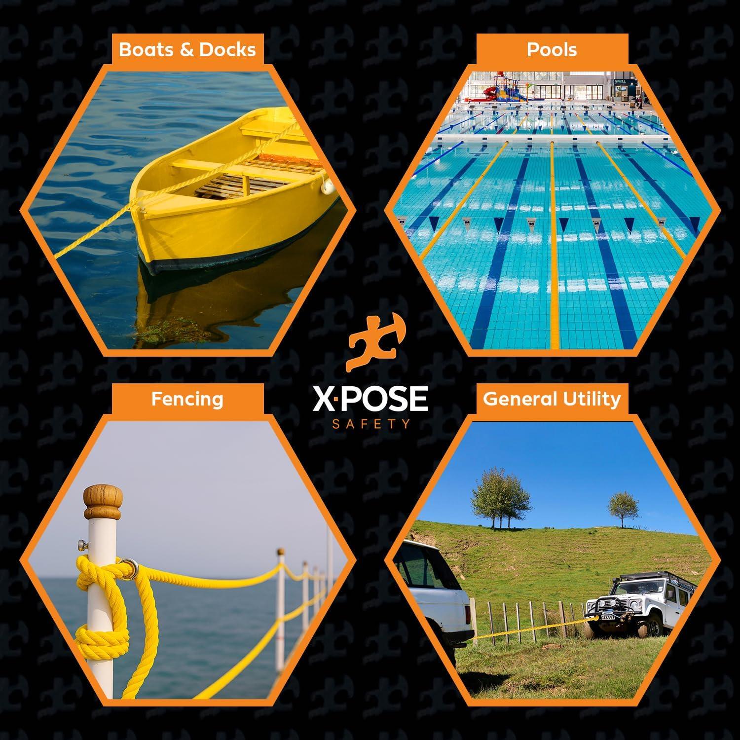 Cuerda de Polipropileno Amarilla 1/2" x 182.88m Xpose Safety