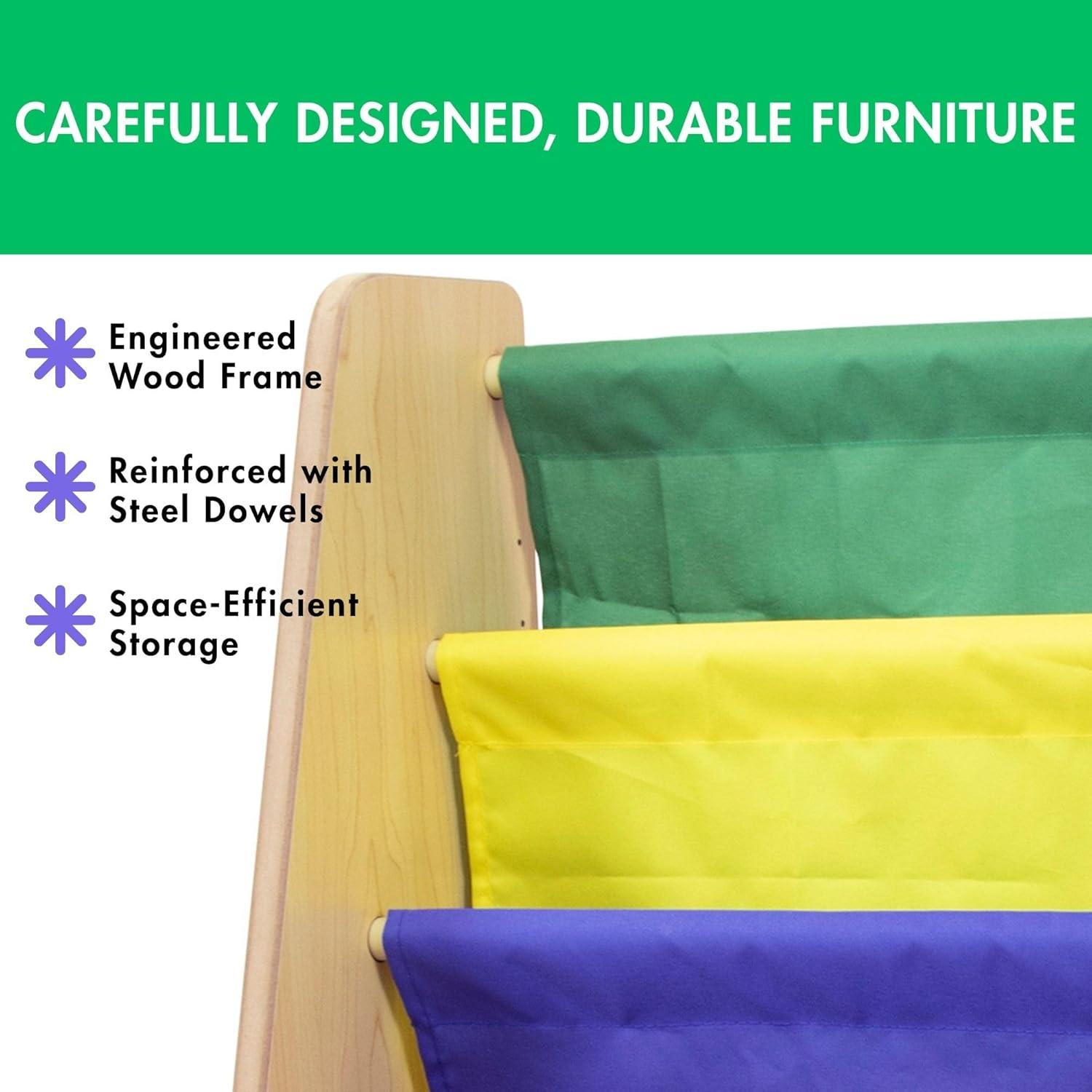 Estantería para Niños Humble Crew 4 Niveles y 3 Contenedores