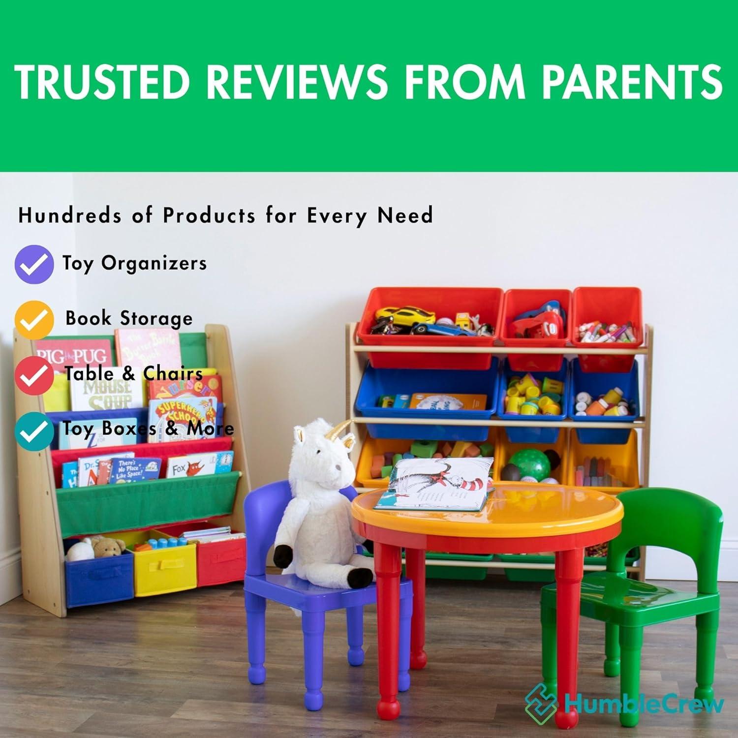 Estantería para Niños Humble Crew 4 Niveles y 3 Contenedores