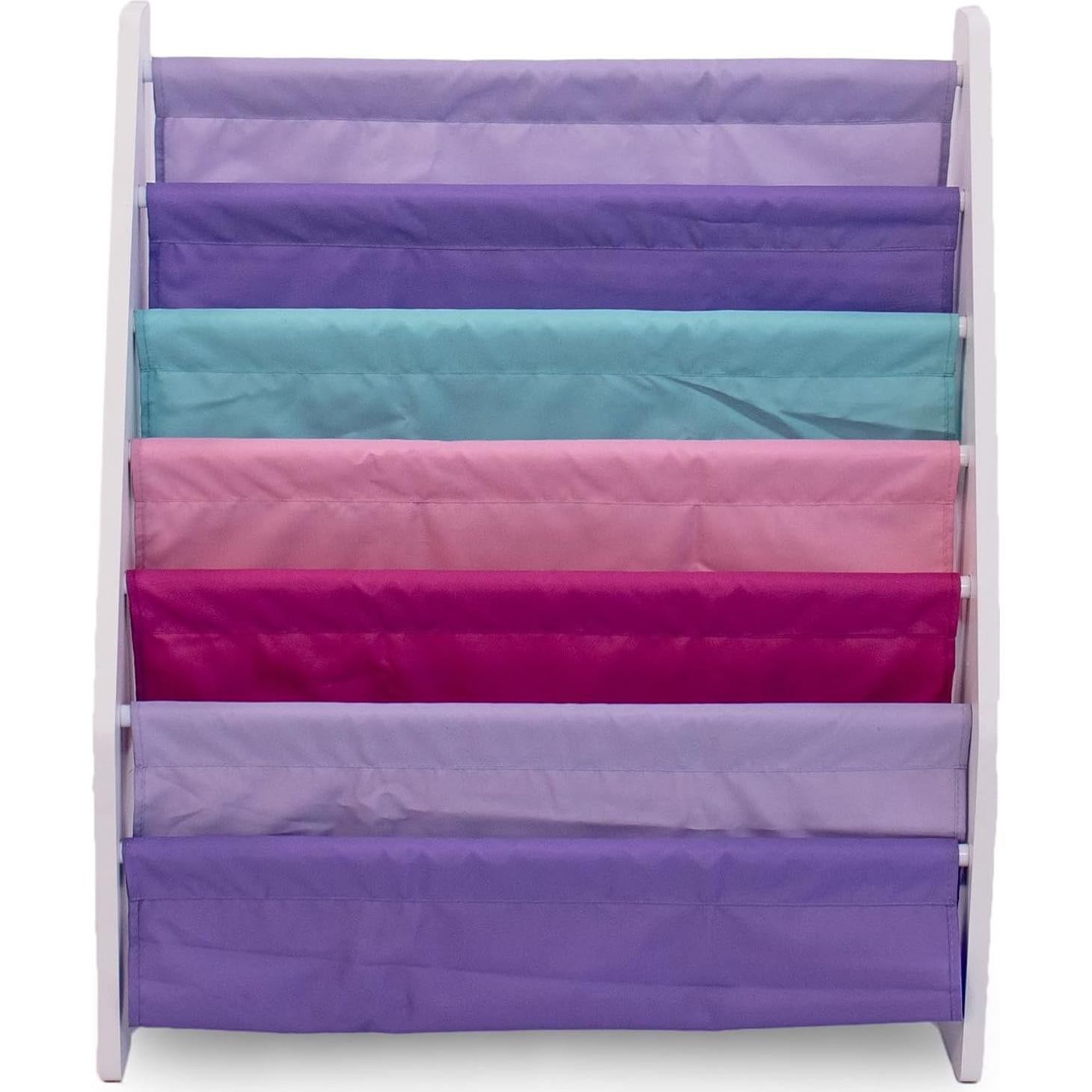 Estantería para libros niños Humble Crew 6 niveles blanca/rosa/púrpura