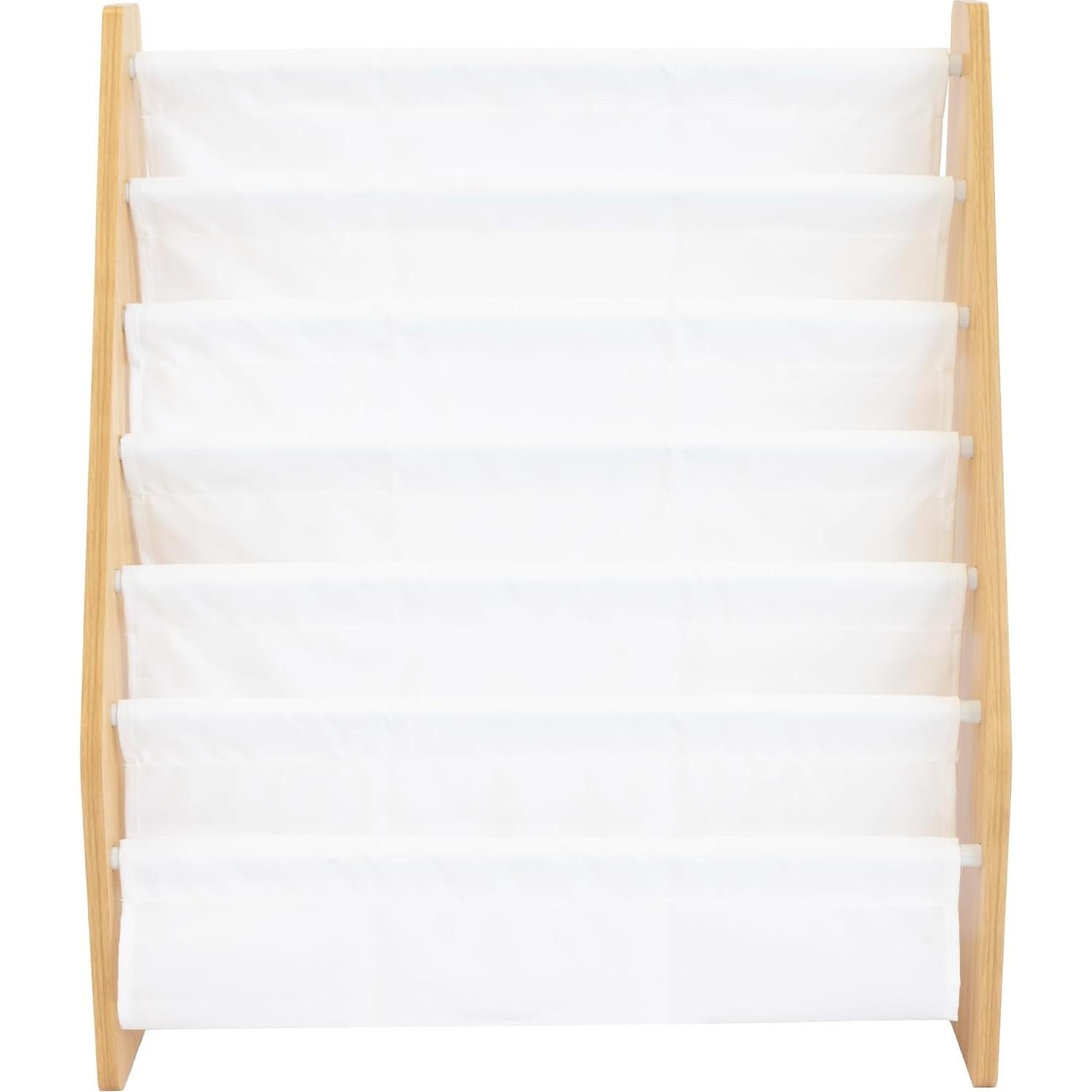 Estante de Libros Humble Crew 6 Niveles Blanco/Natural