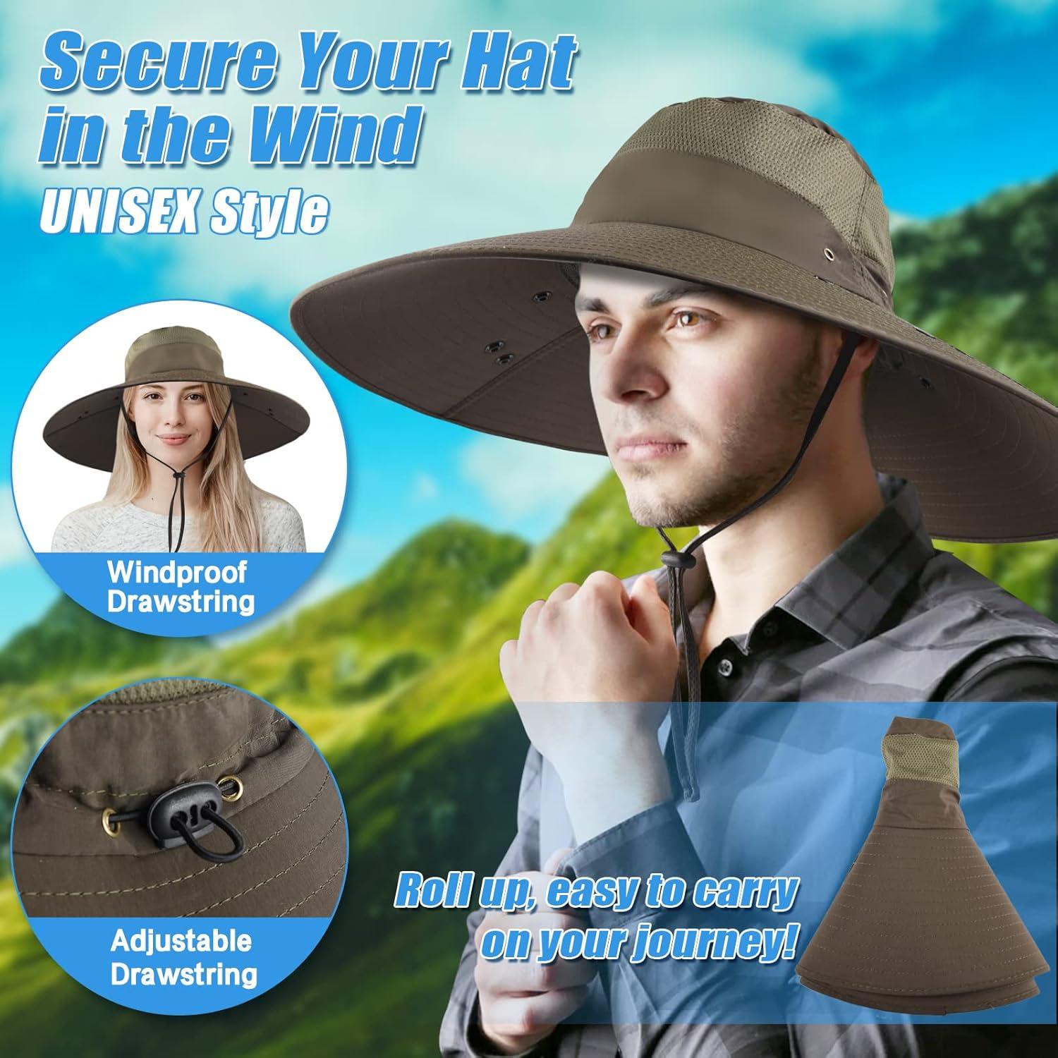 Sombrero de Pesca UPF 50+ Joyblossom con Solapas Removibles