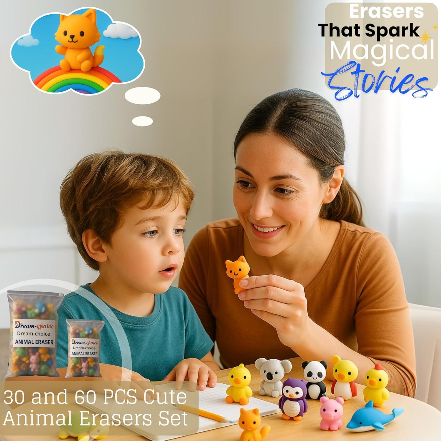 Borradores de Animales Dream Choice 30 Pcs para Niños