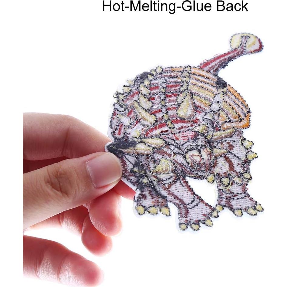 Parches de Bordado CCINEE 14 Piezas Dinosaurios Decorativos
