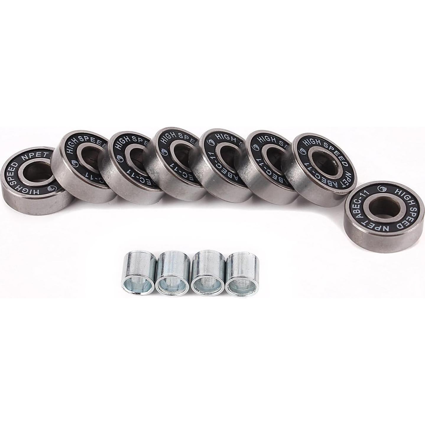 Conjunto de Patineta NPET 52mm con 8 Rodamientos ABEC-11