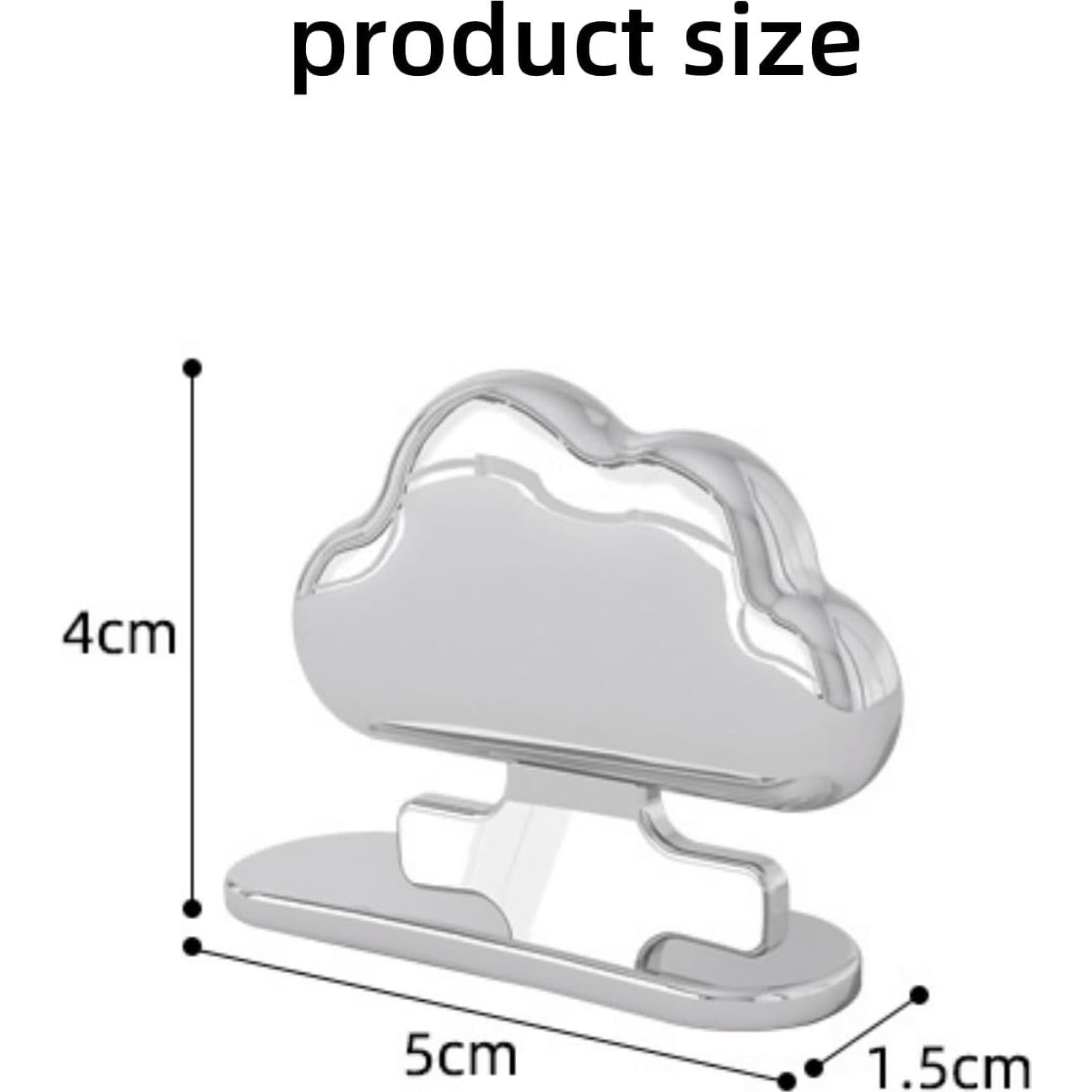 Soporte para Tapa de Inodoro Autoadhesivo Werdecade Plata