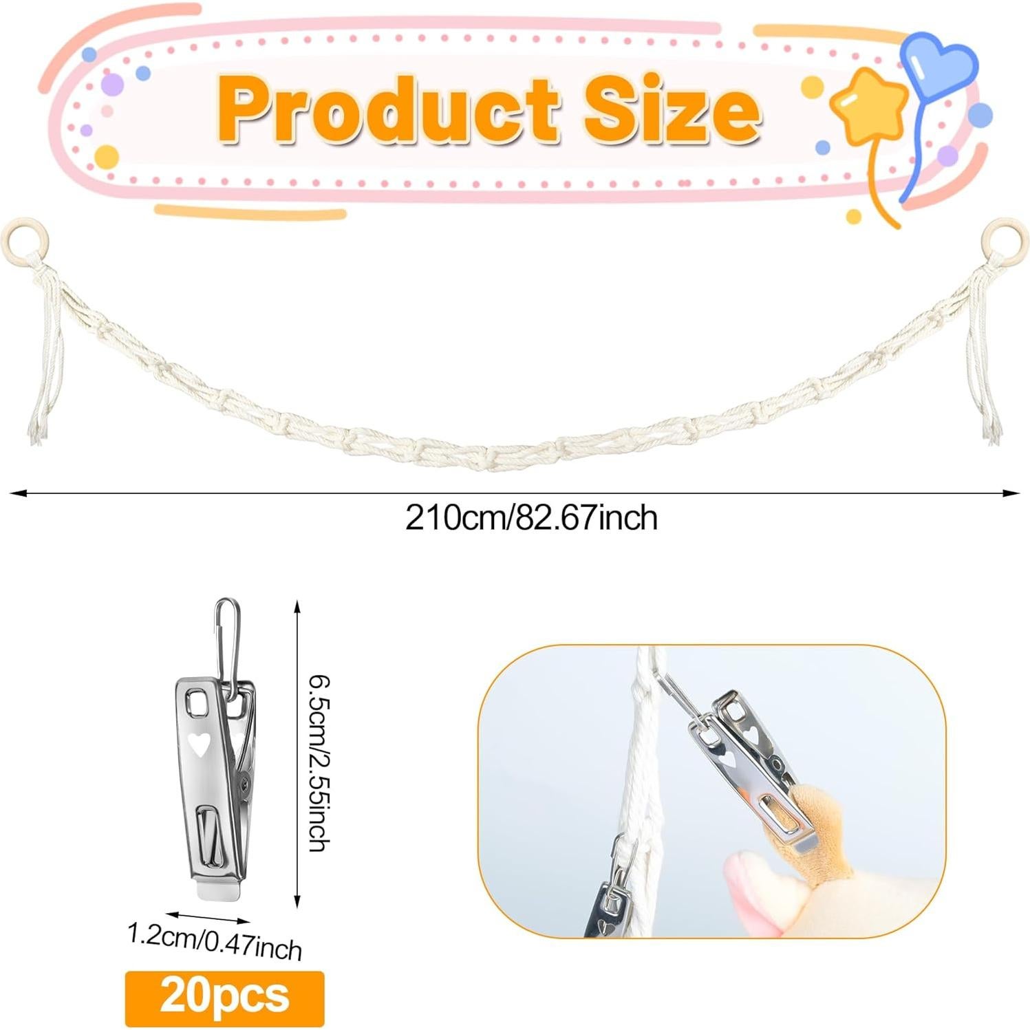 Hamaca de Almacenamiento de Peluches Dorblely 198 cm Beige