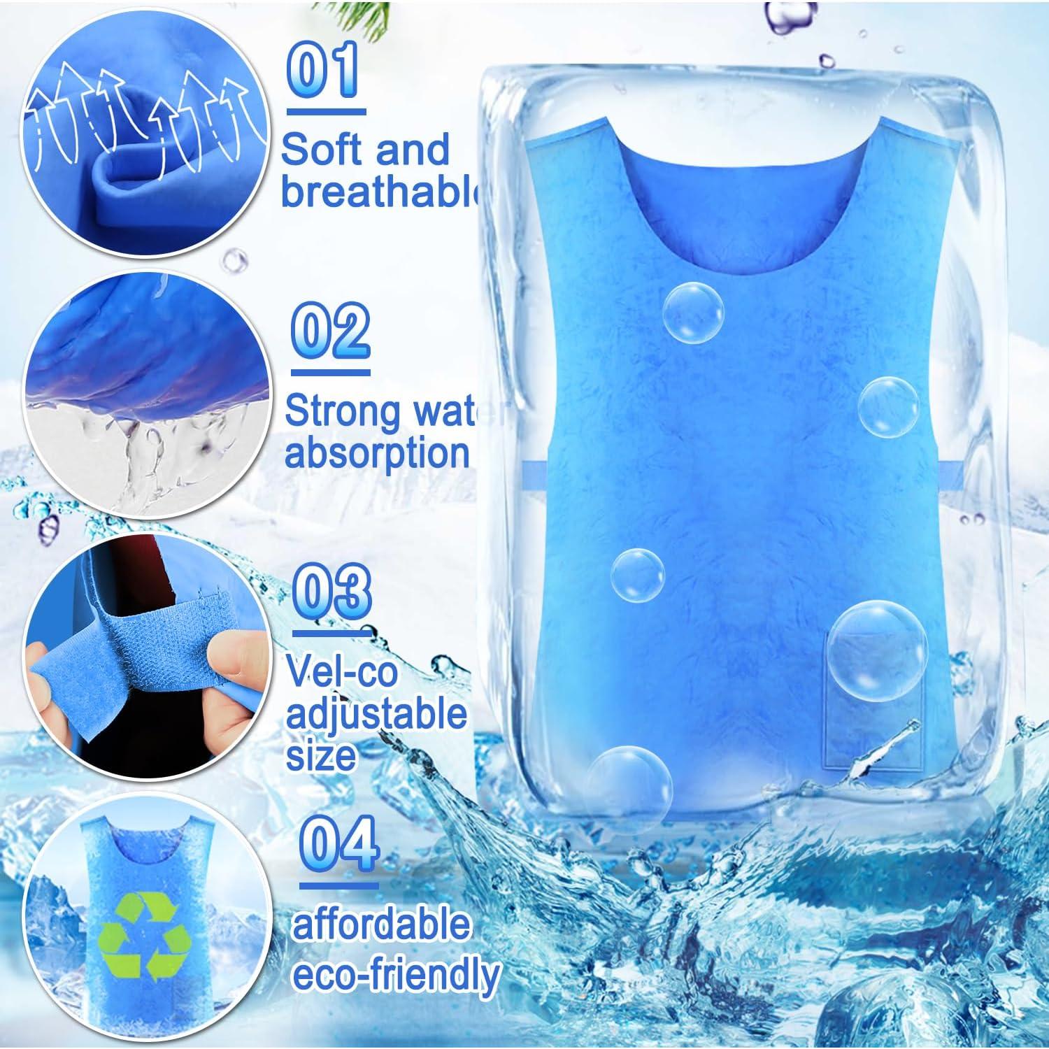 Chaleco Refrigerante PVA Unisex Ajustable para Verano