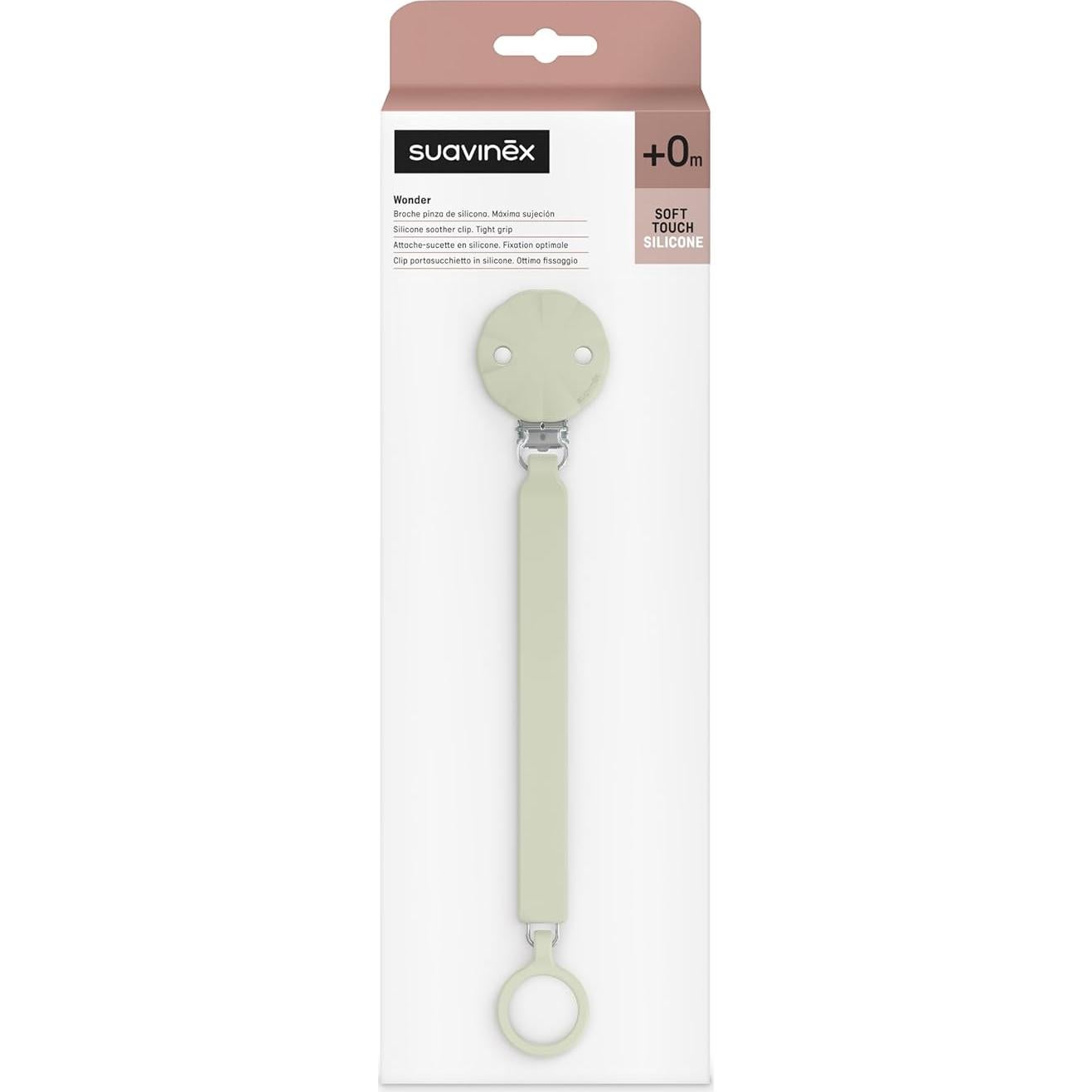Clip de Chupete de Silicona Suavinex Wonder Aqua Casi