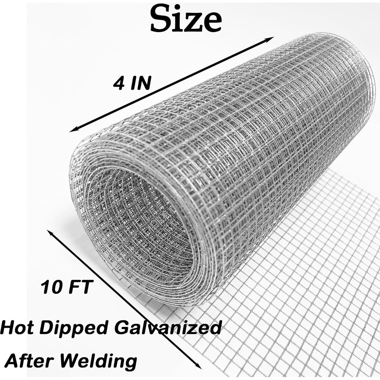 Malla de Hardware Galvanizada 10.16cm x 3.05m 23 Gauge Awioreton