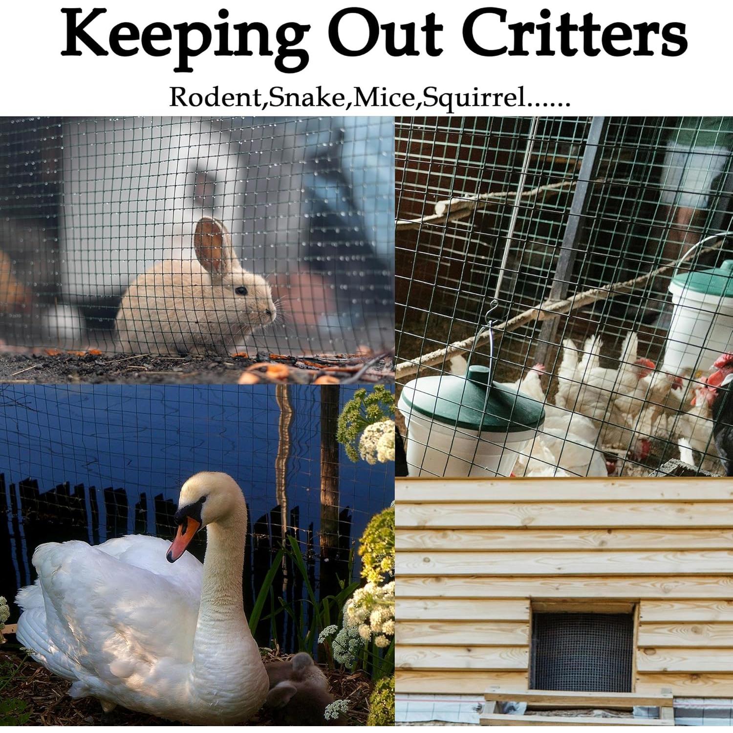 Malla de Hardware Galvanizada 10.16cm x 3.05m 23 Gauge Awioreton