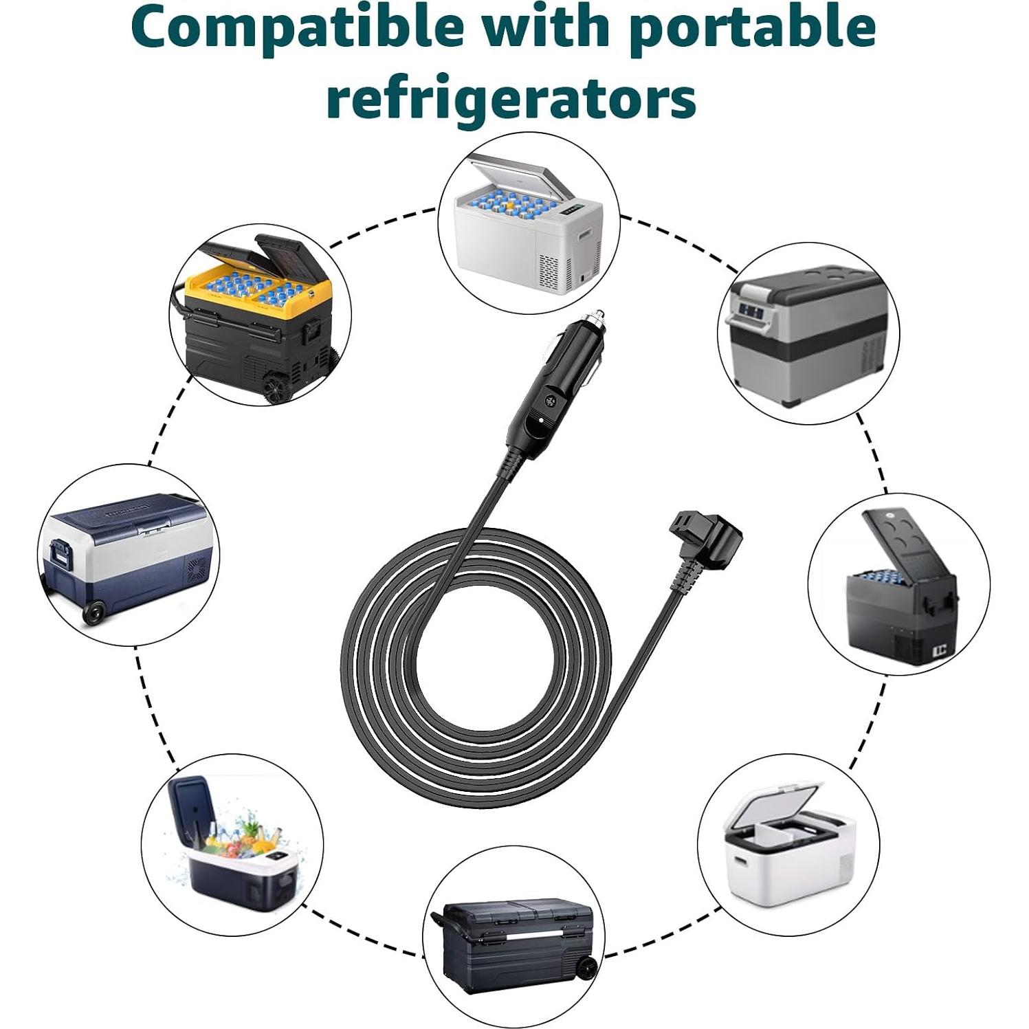 Cable de Alimentación CC Norward para Refrigeradores 12V/24V