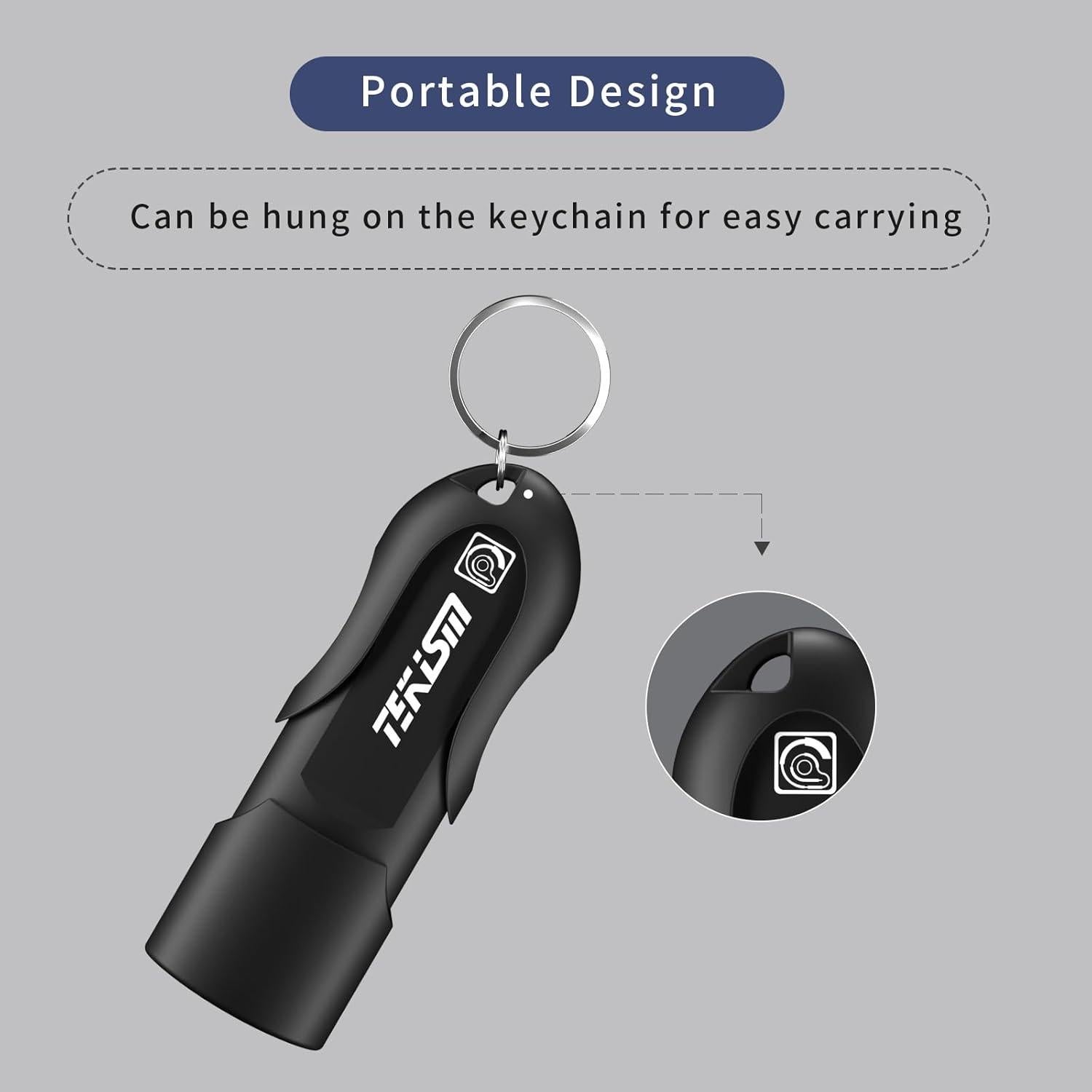 Unidad Flash USB 3.2 32GB TEKISM 2 Pack Negro Velocidad 80MB/s