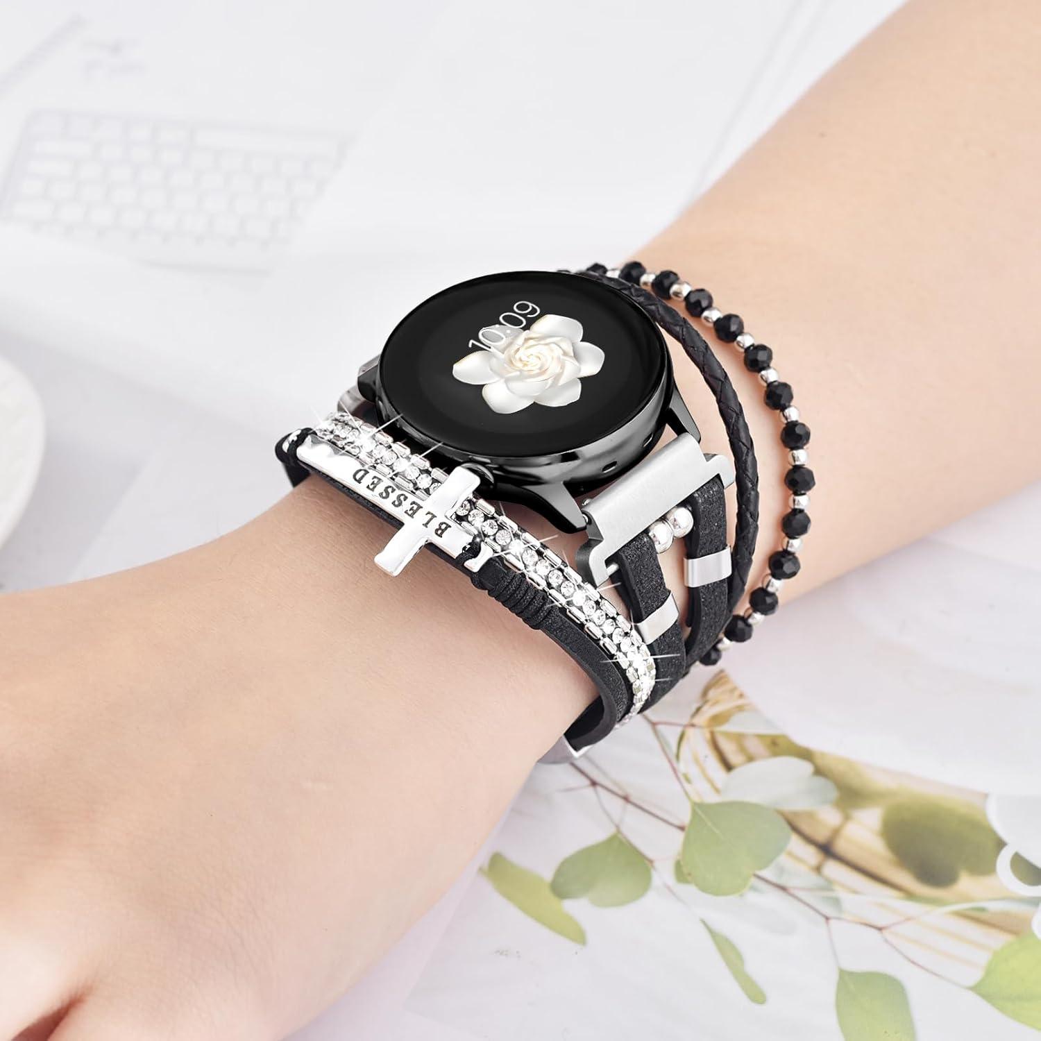 Pulsera de Cuero Boho Fancywrist para Galaxy Watch 20mm