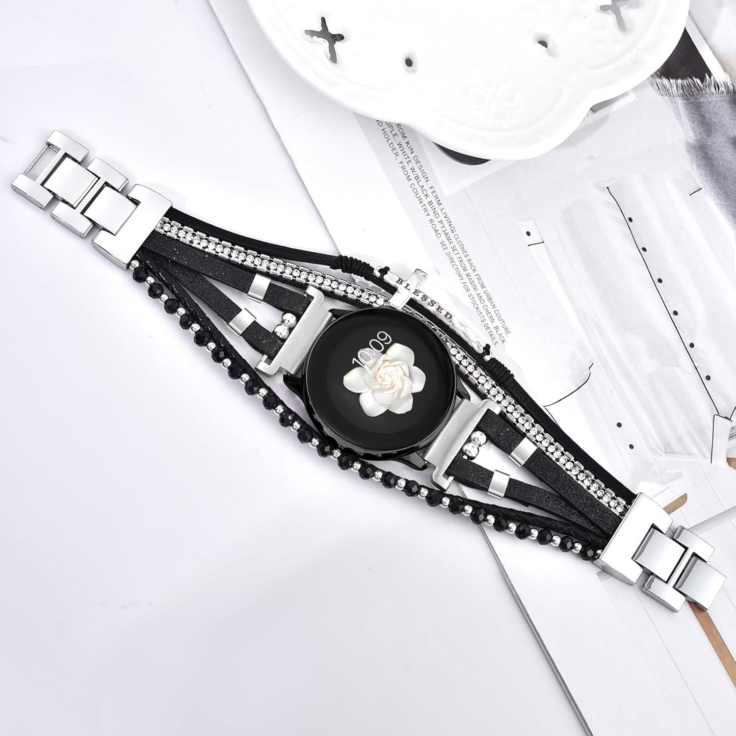 Pulsera de Cuero Boho Fancywrist para Galaxy Watch 20mm