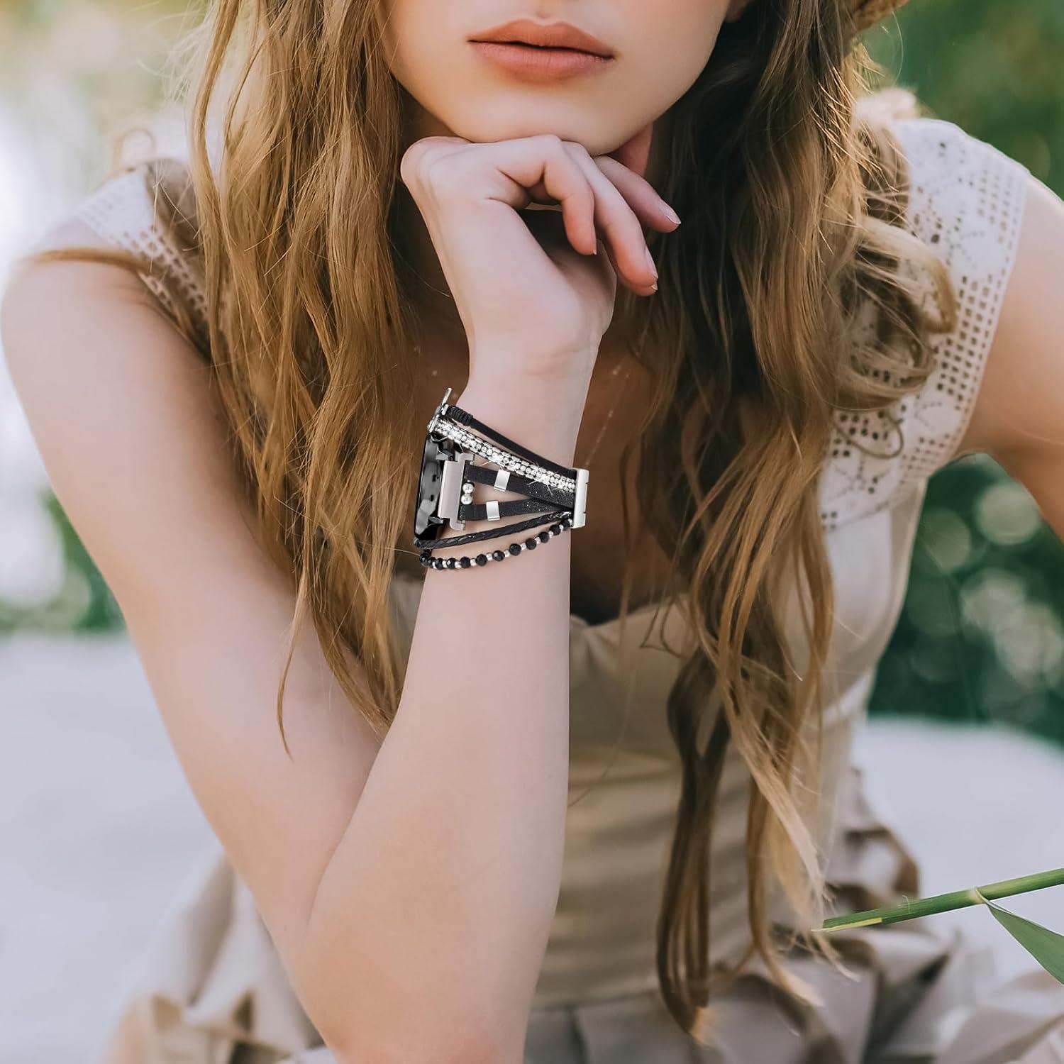 Pulsera de Cuero Boho Fancywrist para Galaxy Watch 20mm