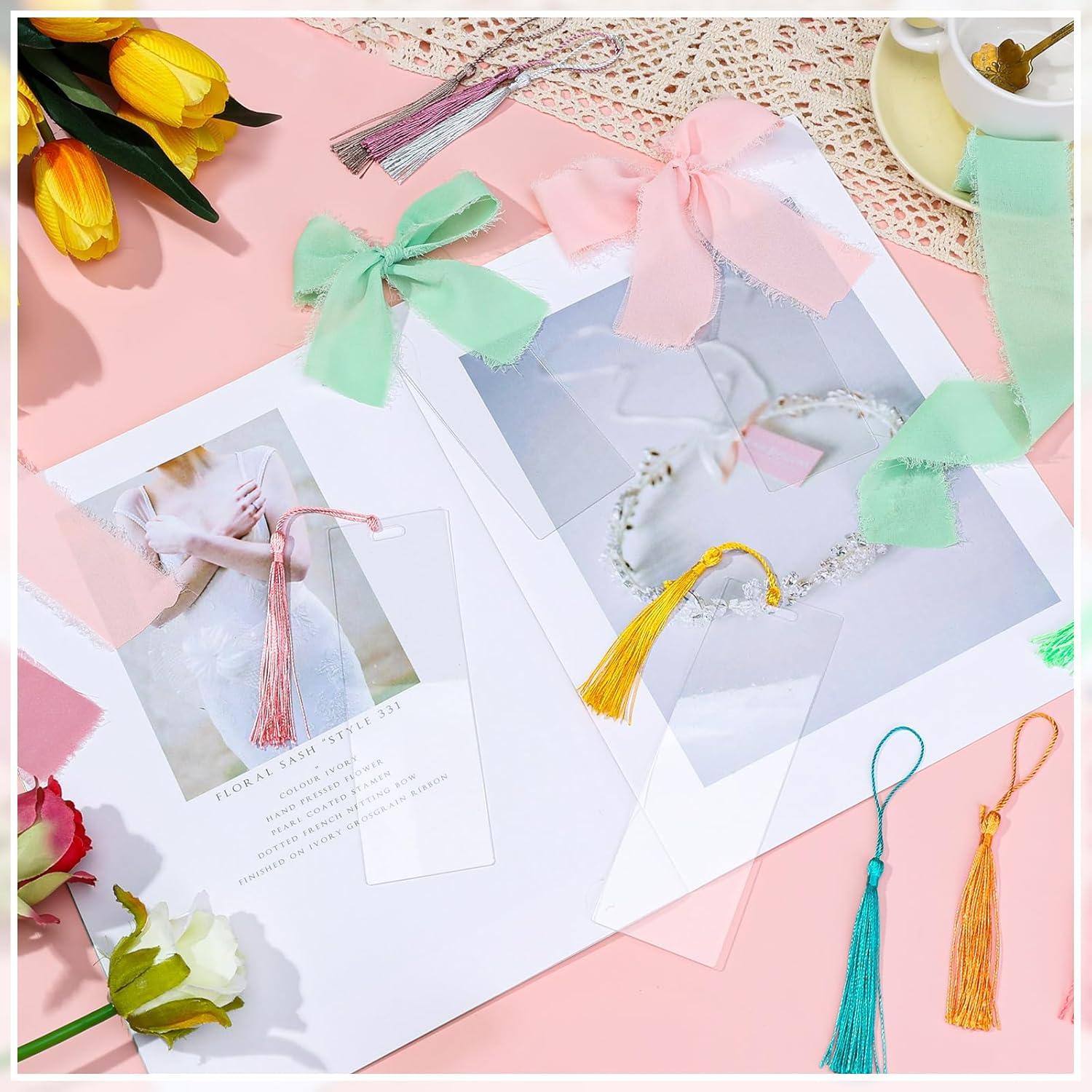 100 Marcadores Acrílicos BOBOKA Transparentes DIY con Cintas