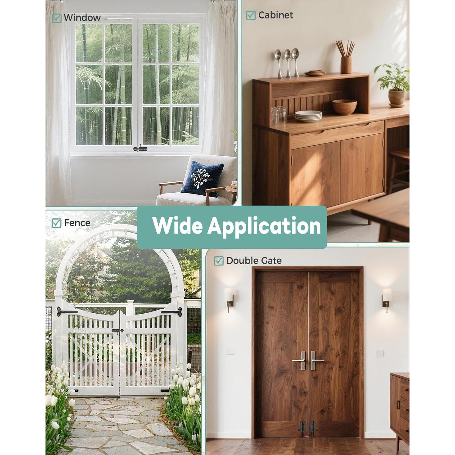 Cerrojo deslizante de 15.24 cm Anobeyi de acero inoxidable