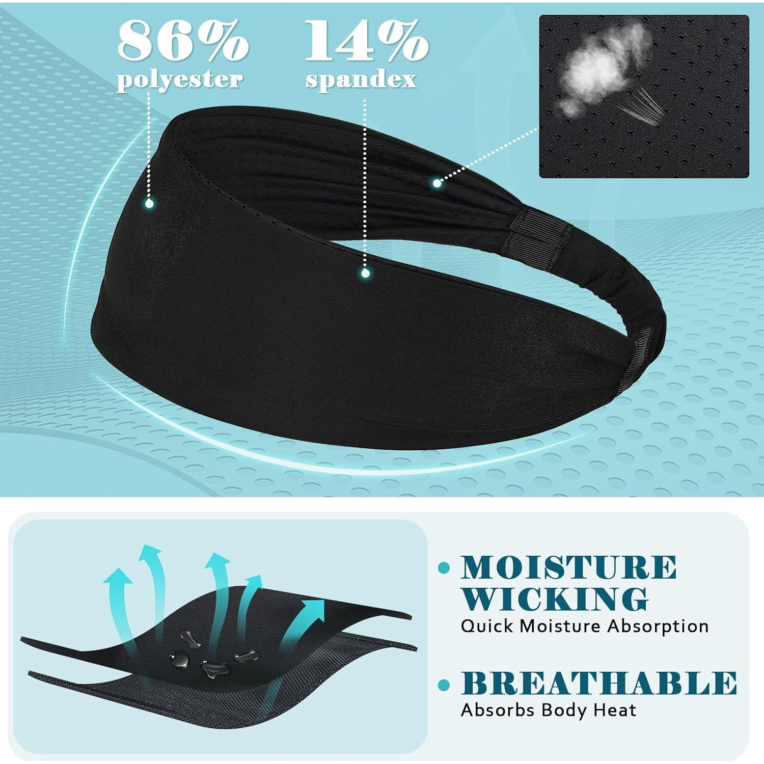 Cintas para la cabeza Beister 3 unidades antideslizantes