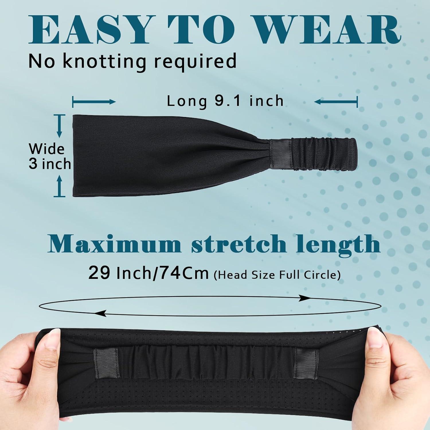 Cintas para la cabeza Beister 3 unidades antideslizantes