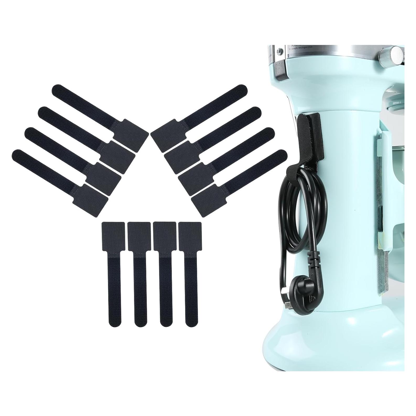 Organizador de Cables Adhesivo APOTOU - Soporte para Electrodomésticos Negro