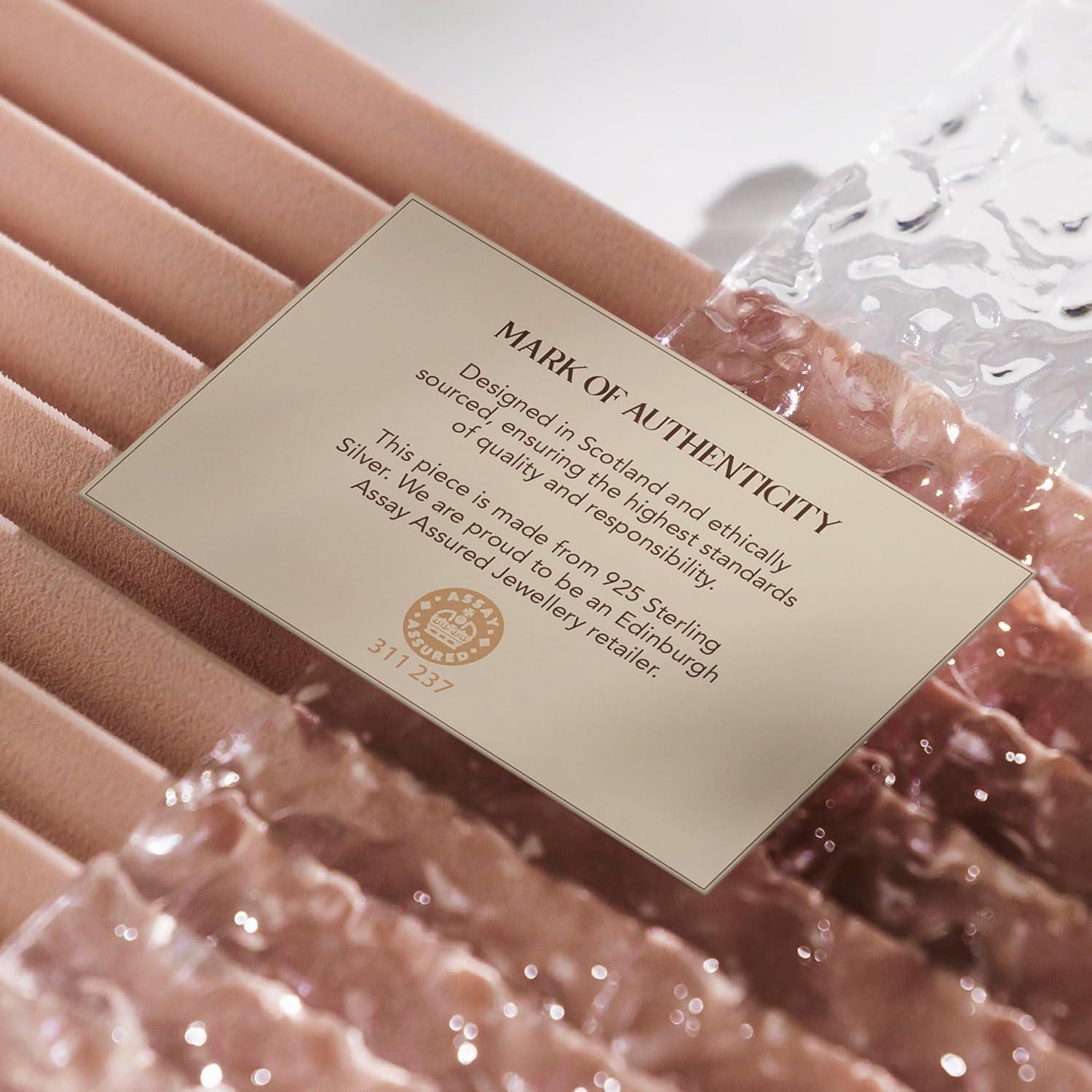 Anklet de Plata Esterlina 925 Amberta para Mujeres 22 cm