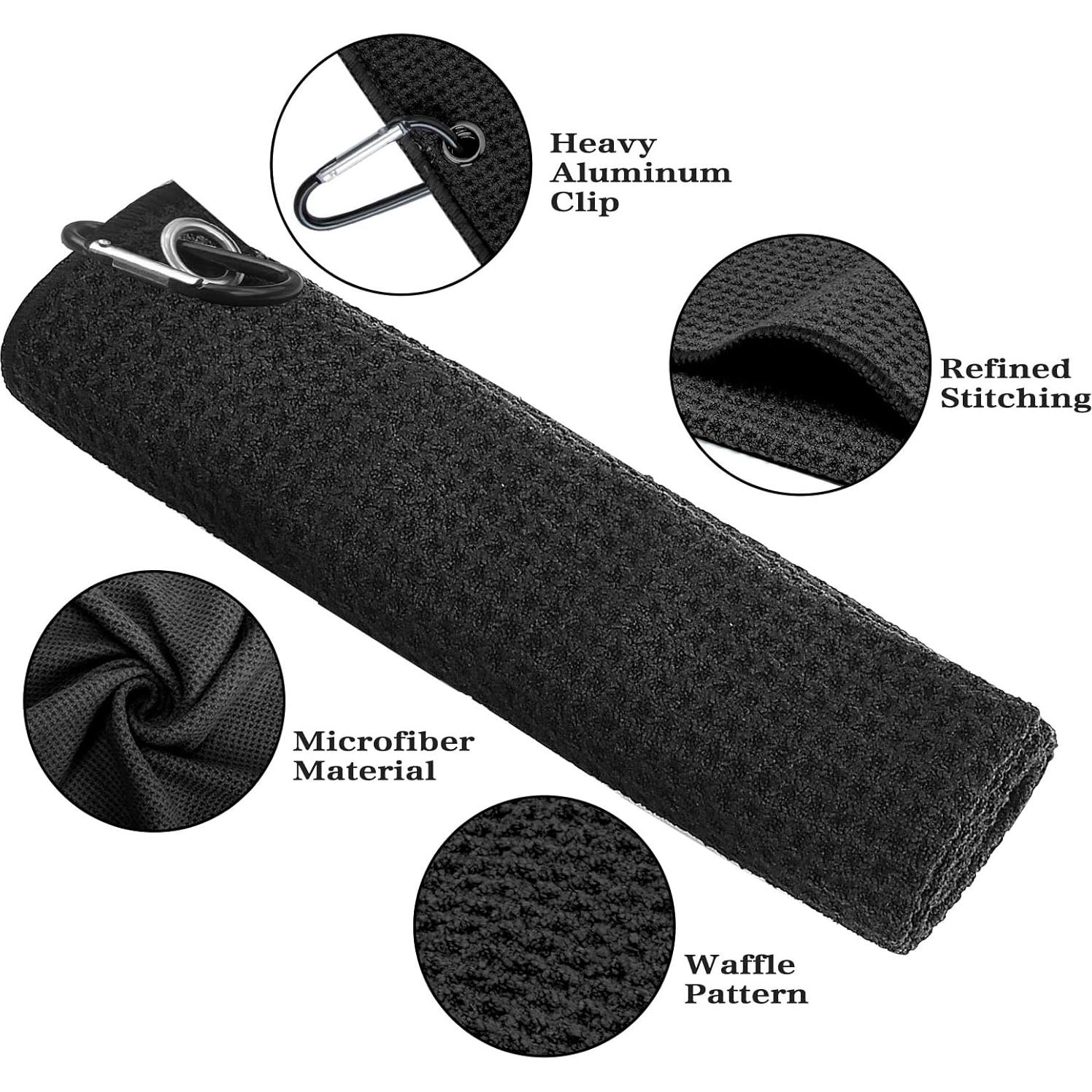 Kit de Limpieza Golf Seticek: 2 Toallas Microfibra 40.64 cm