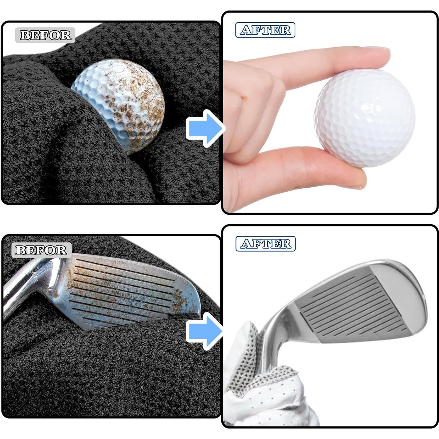 Kit de Limpieza Golf Seticek: 2 Toallas Microfibra 40.64 cm