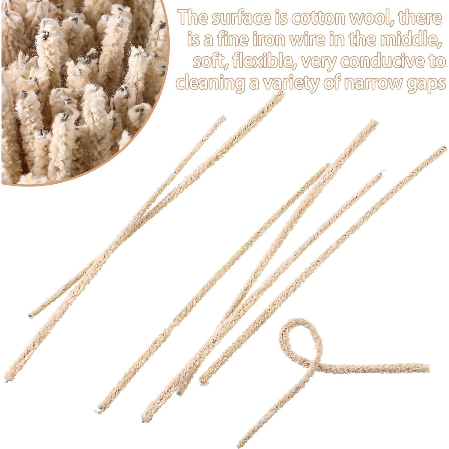 Limpiadores de Tubos Patelai 150 Piezas 16 cm Beige