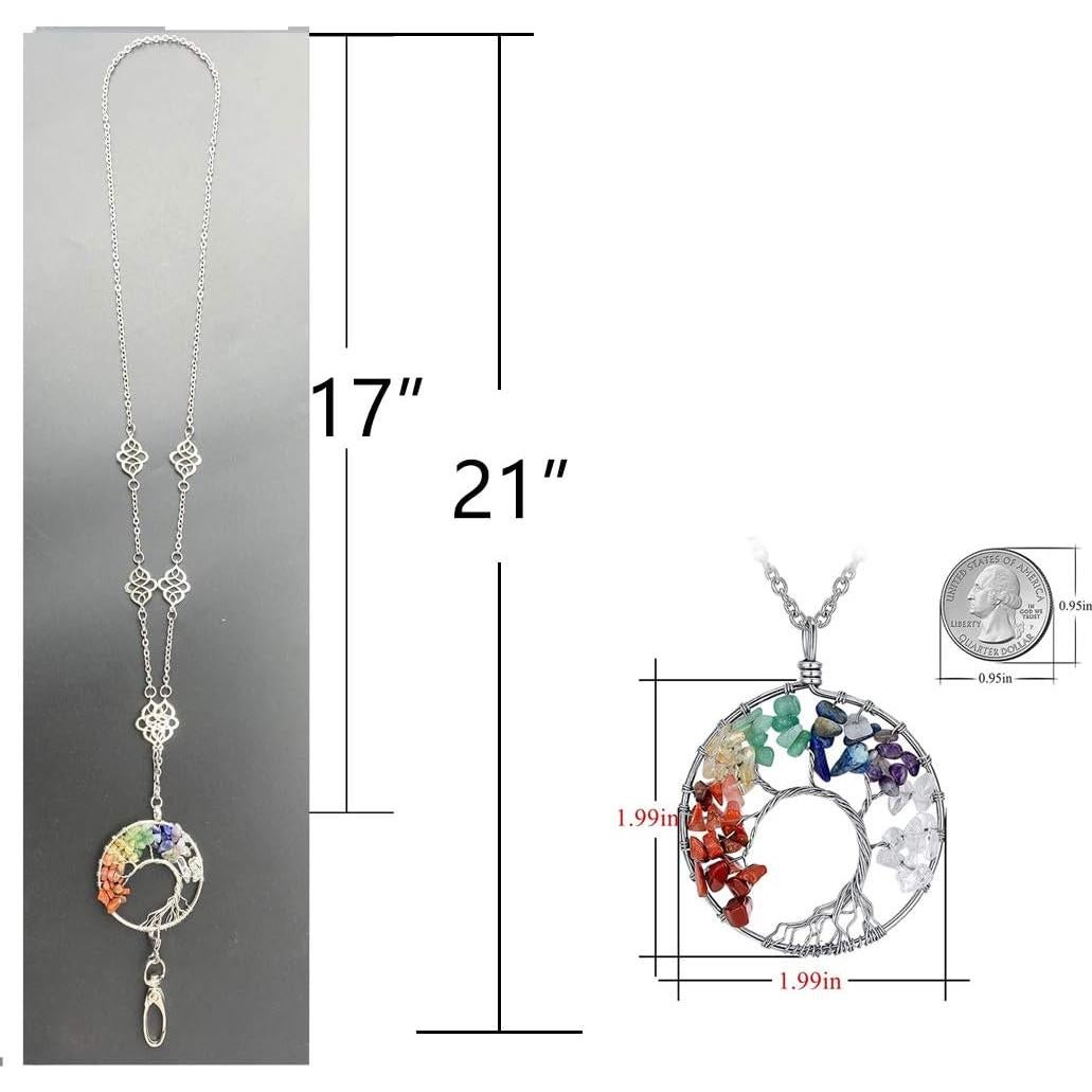 Collar Lanyard de Acero Inoxidable Leader Jin Árbol de la Vida