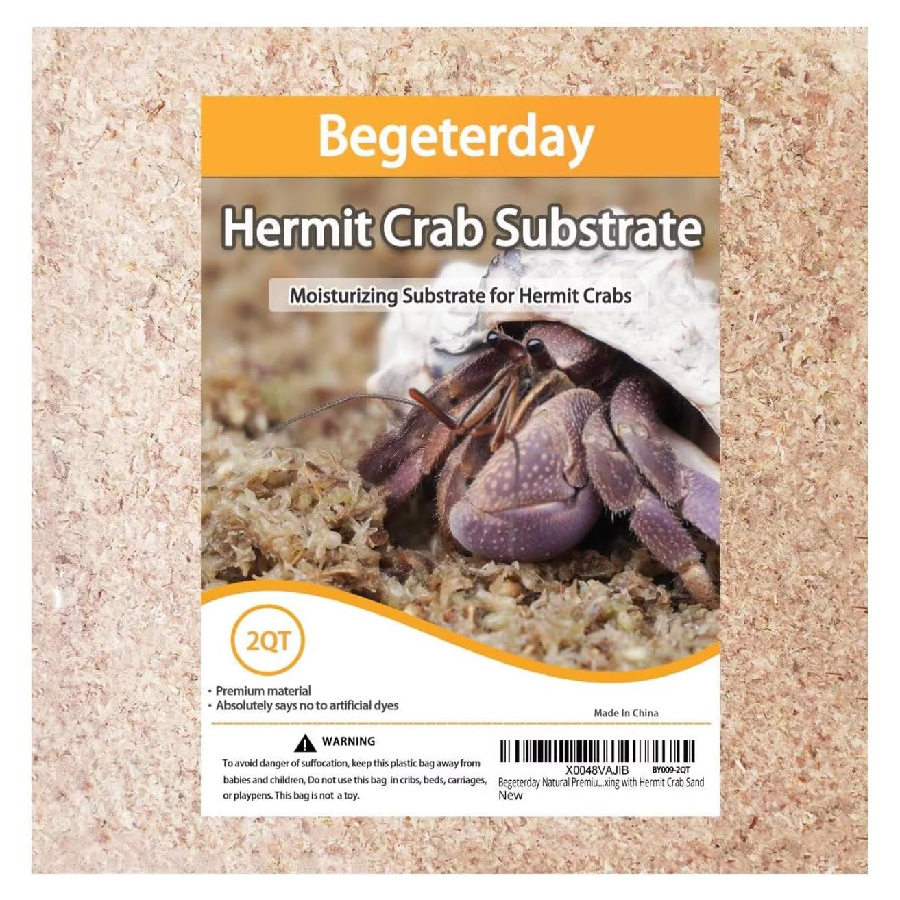 Sustrato de fibra de musgo esfagno Begeterday 2L para cangrejos