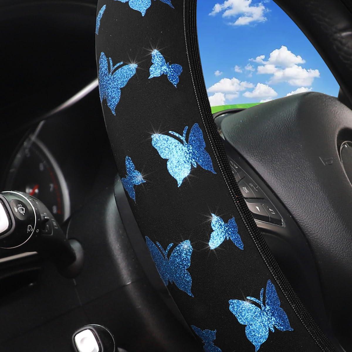 Cubierta de Volante KHGUZ 15" Antideslizante Azul