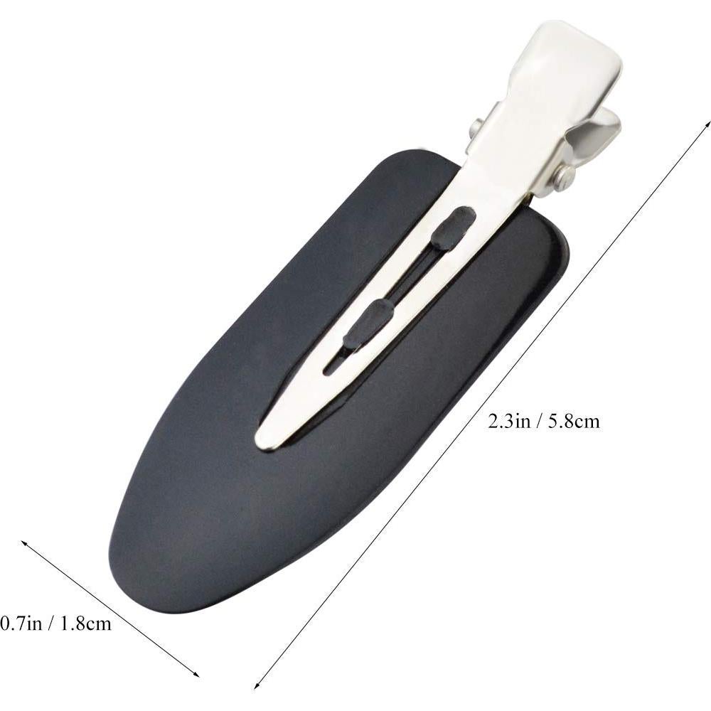 24 Clips para el Cabello Wobe Sin Marcas Negro Rosa Blanco