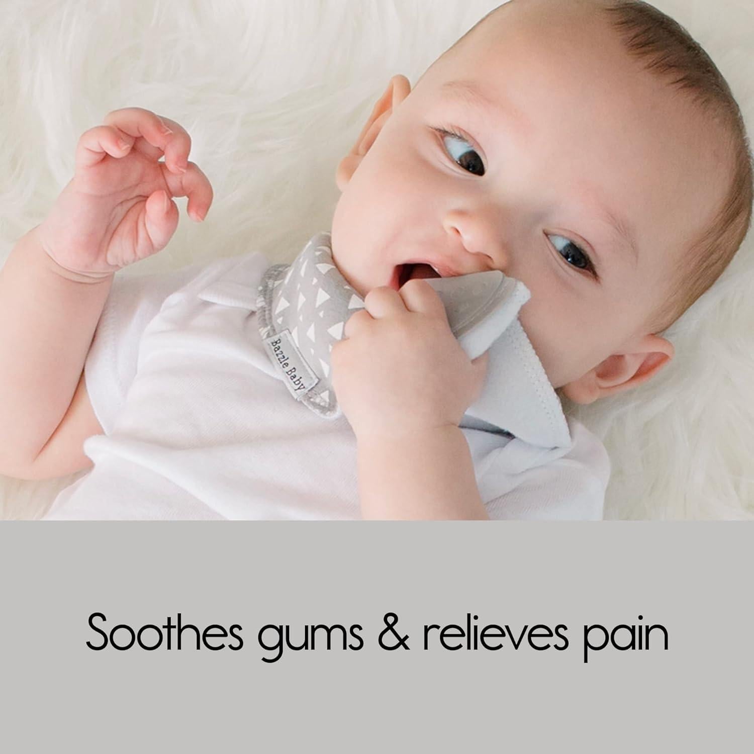 Baberos de Dentición Bazzle Baby 4-Pack Algodón Ajustables