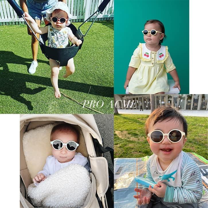 Gafas de Sol Redondas Pro Acme para Bebés UV400 - Correa TPEE