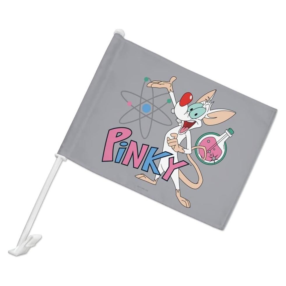 Bandera de Coche Rosa Graphics & More con Clip y Poste 48cm