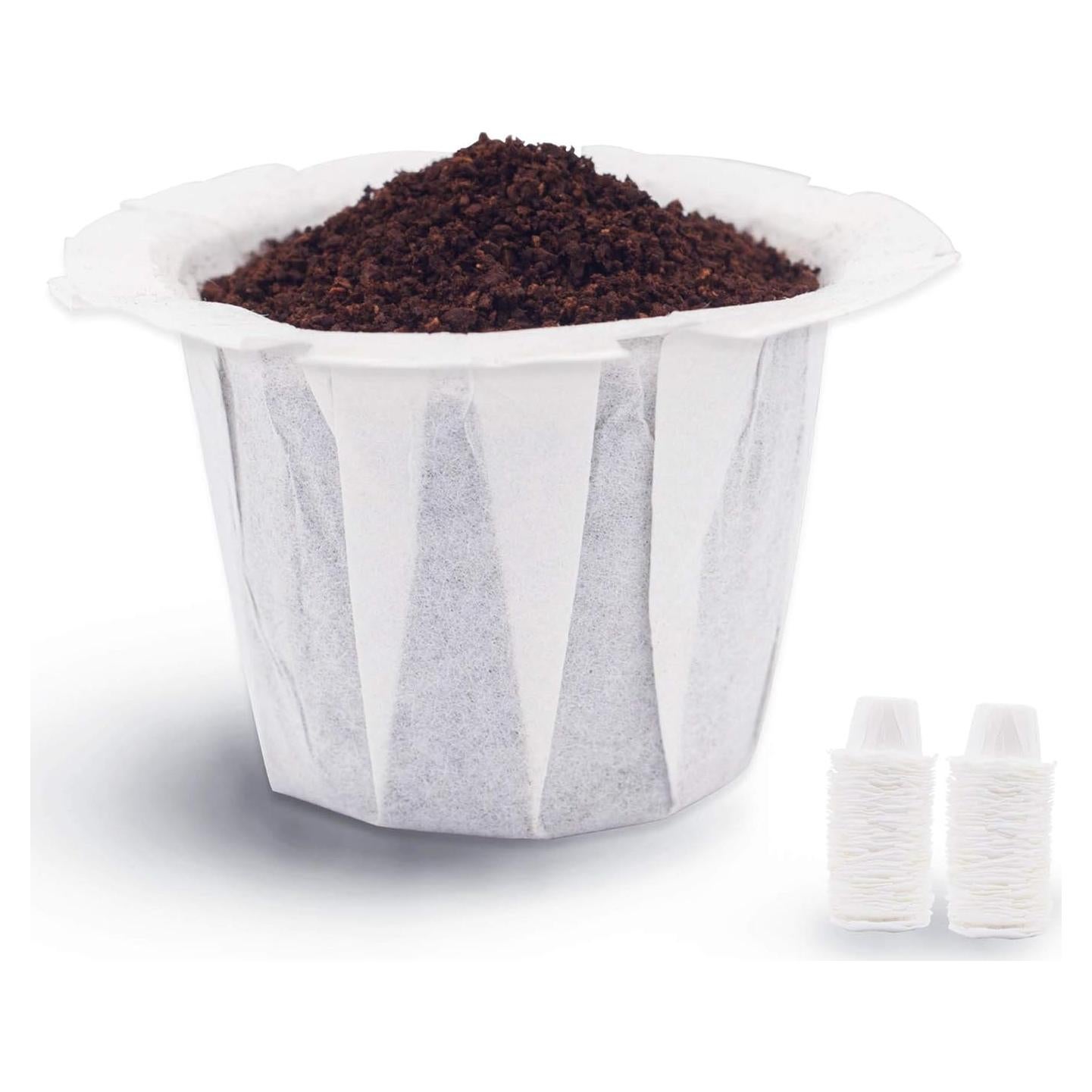 Filtros de café desechables 100 unidades papel blanco Keurig