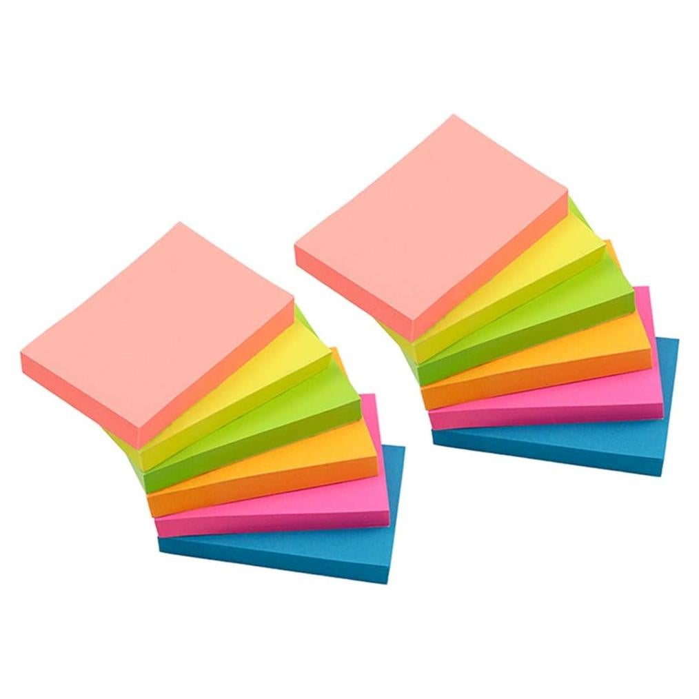 Notas Adhesivas VANZAVANZU 5x7.6 cm, 12 Bloc, 100 Hojas