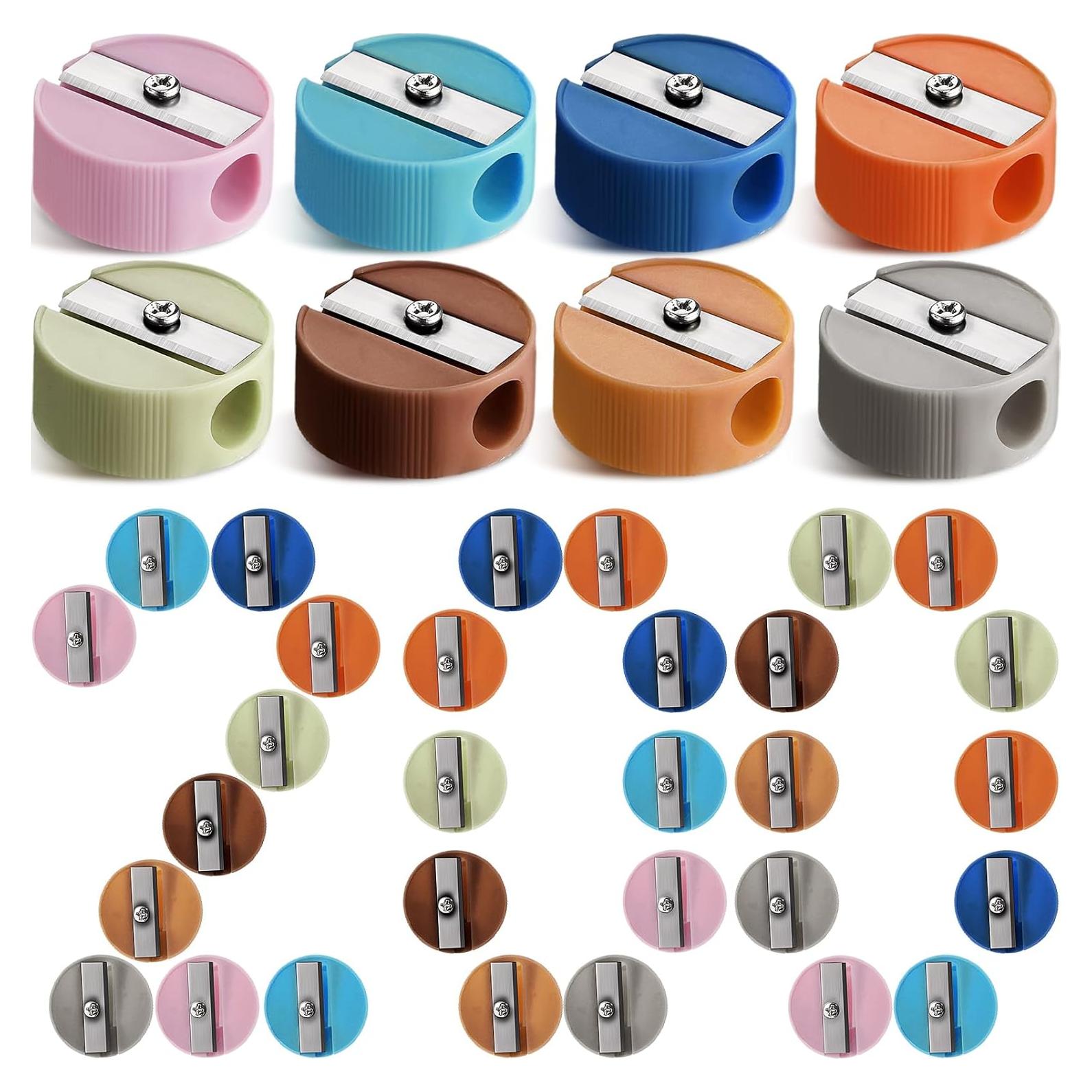 200 Sacapuntas Mini Resurhang Coloridos para Niños