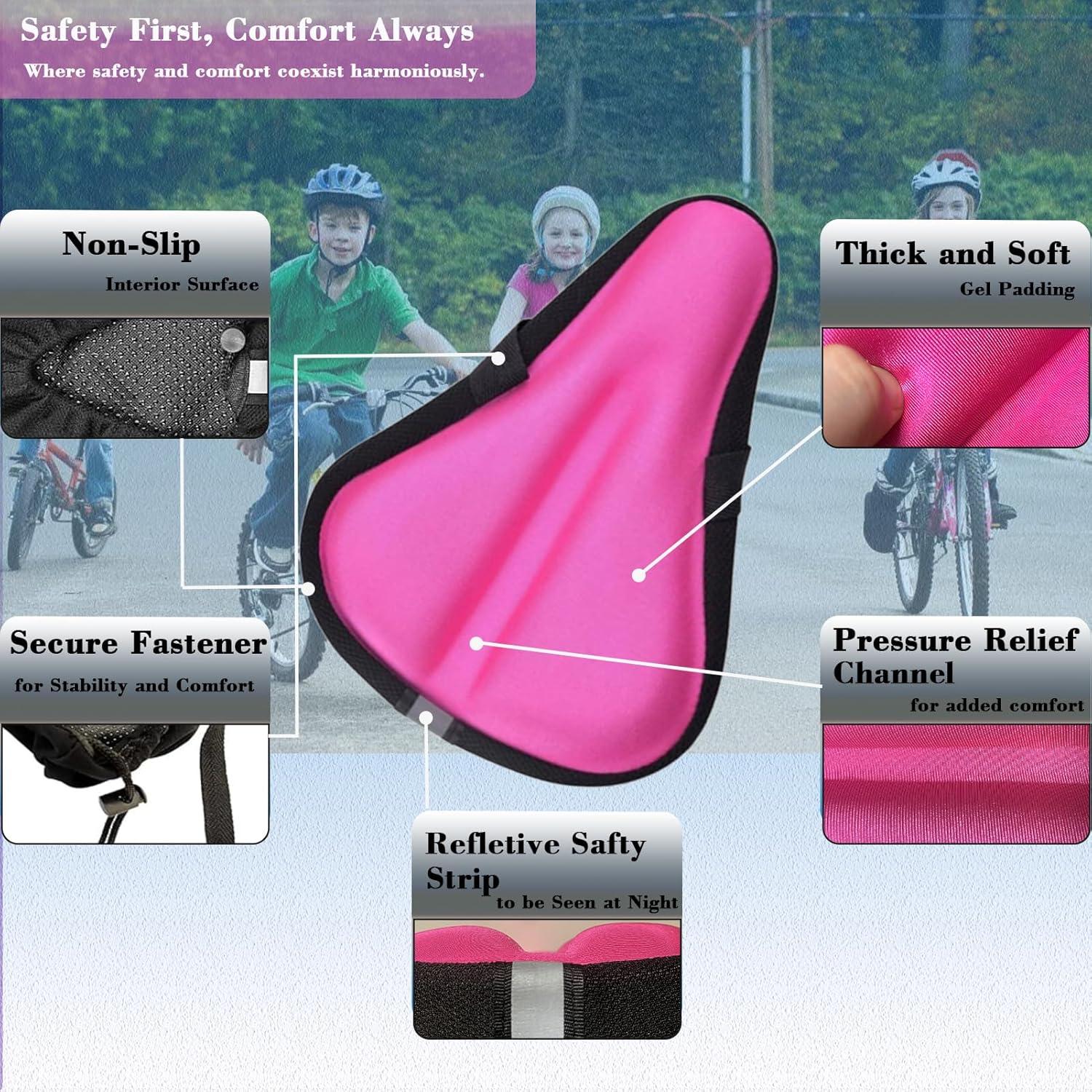 Cojín de Asiento de Gel TCheung BSC02 para Bicicletas Niños