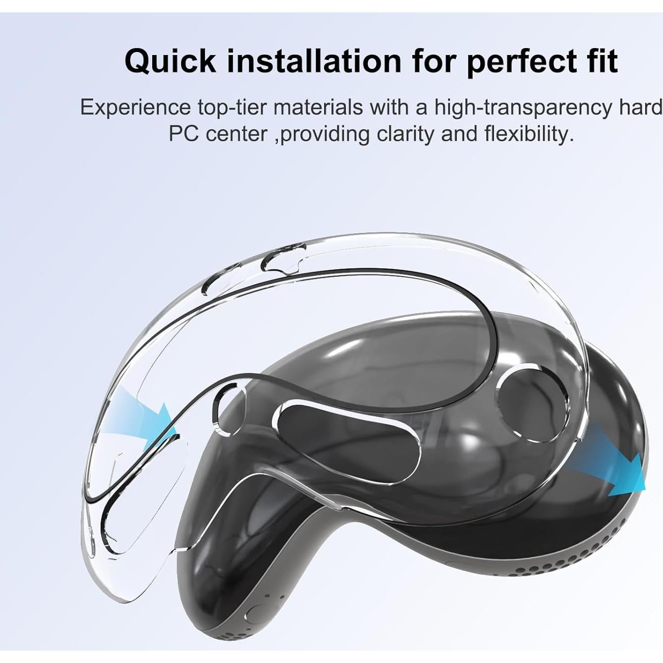 Funda Protectora Rc-Z para Apple Vision Pro - Transparente