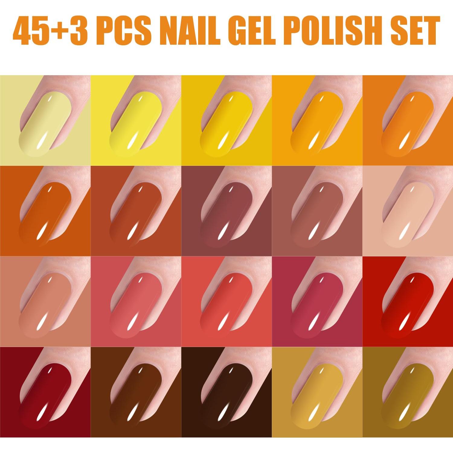 Set de Esmalte de Uñas en Gel Vishine 48 Colores 8ml