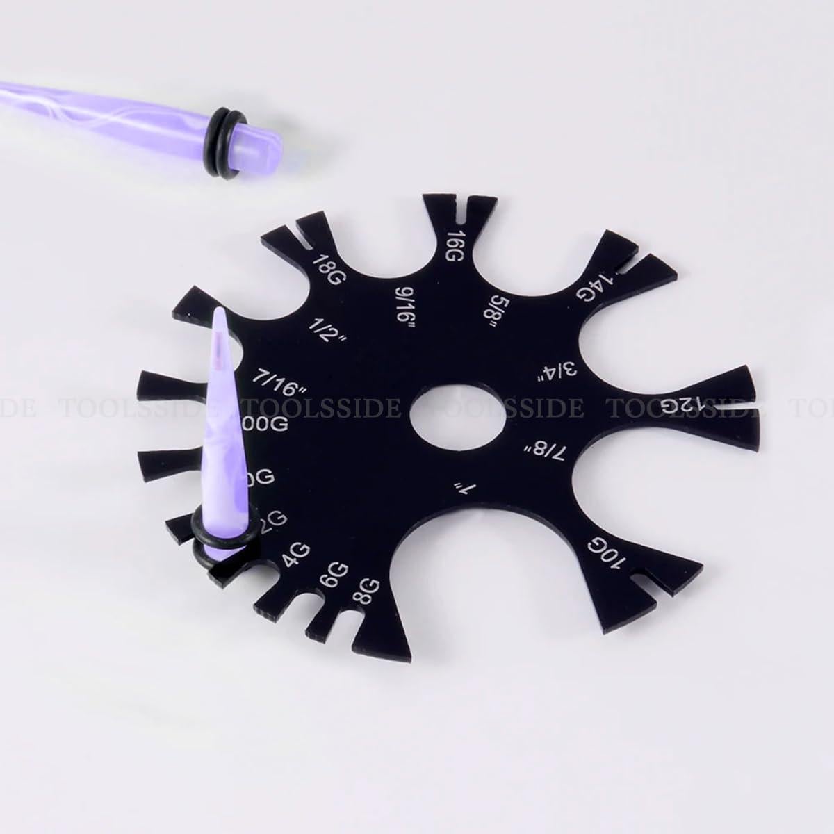 Herramienta de Medición Acrílica Doble Cara 18G HERRAMIENTAS LATERALES