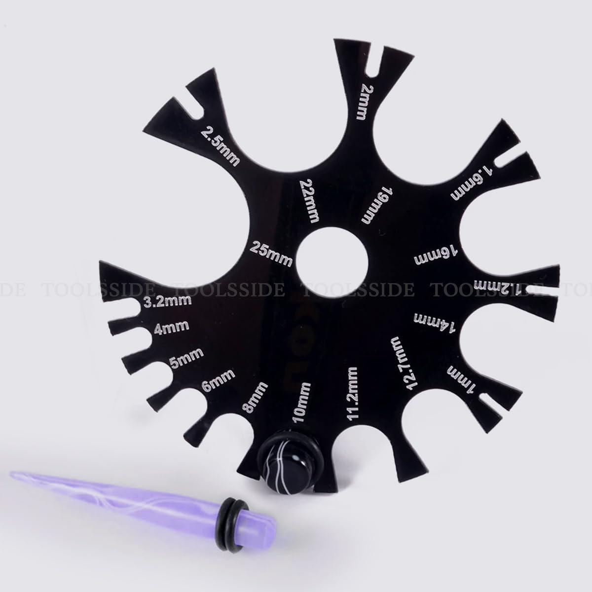 Herramienta de Medición Acrílica Doble Cara 18G HERRAMIENTAS LATERALES