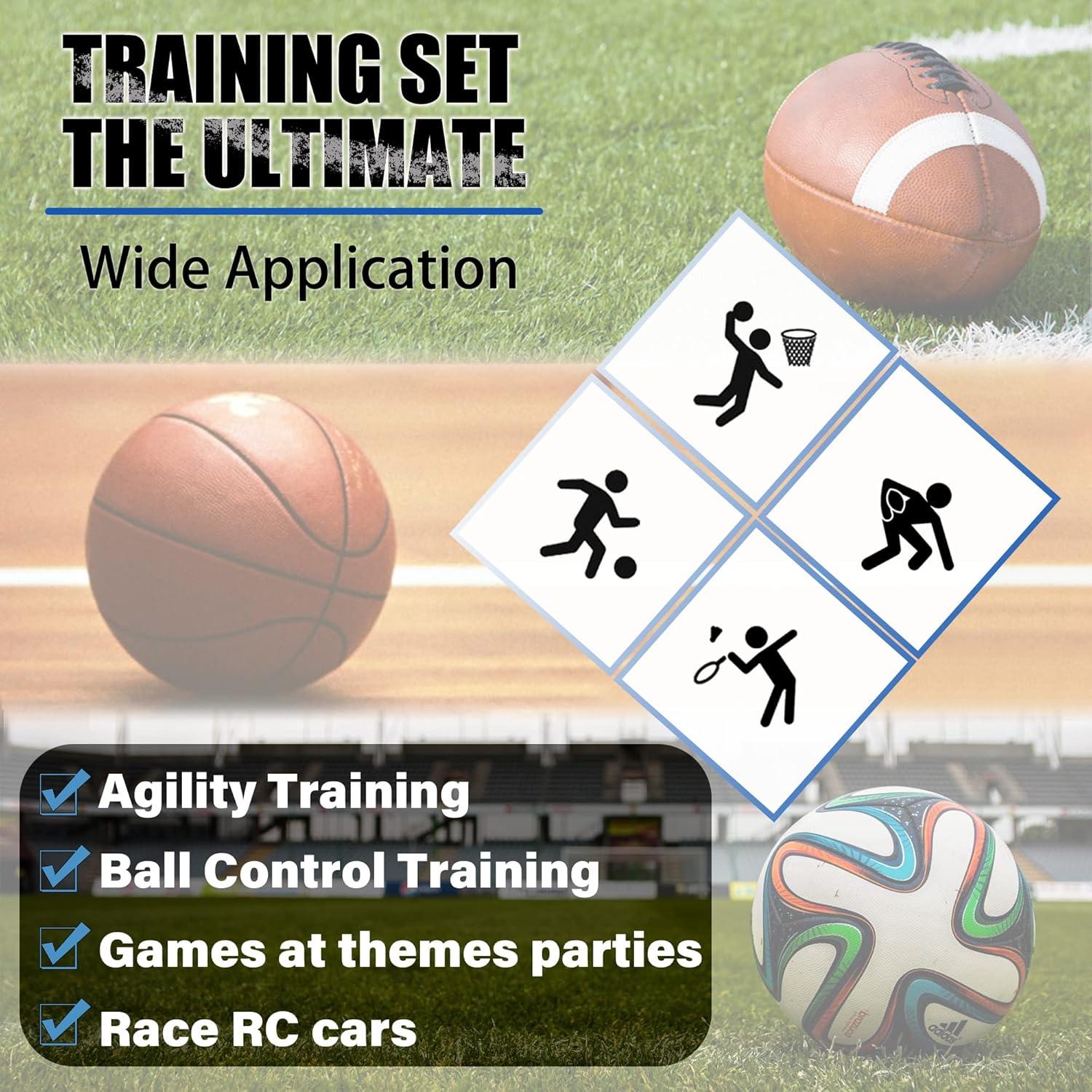 8 Conos Deportivos JRONG Tols para Entrenamiento de Agilidad