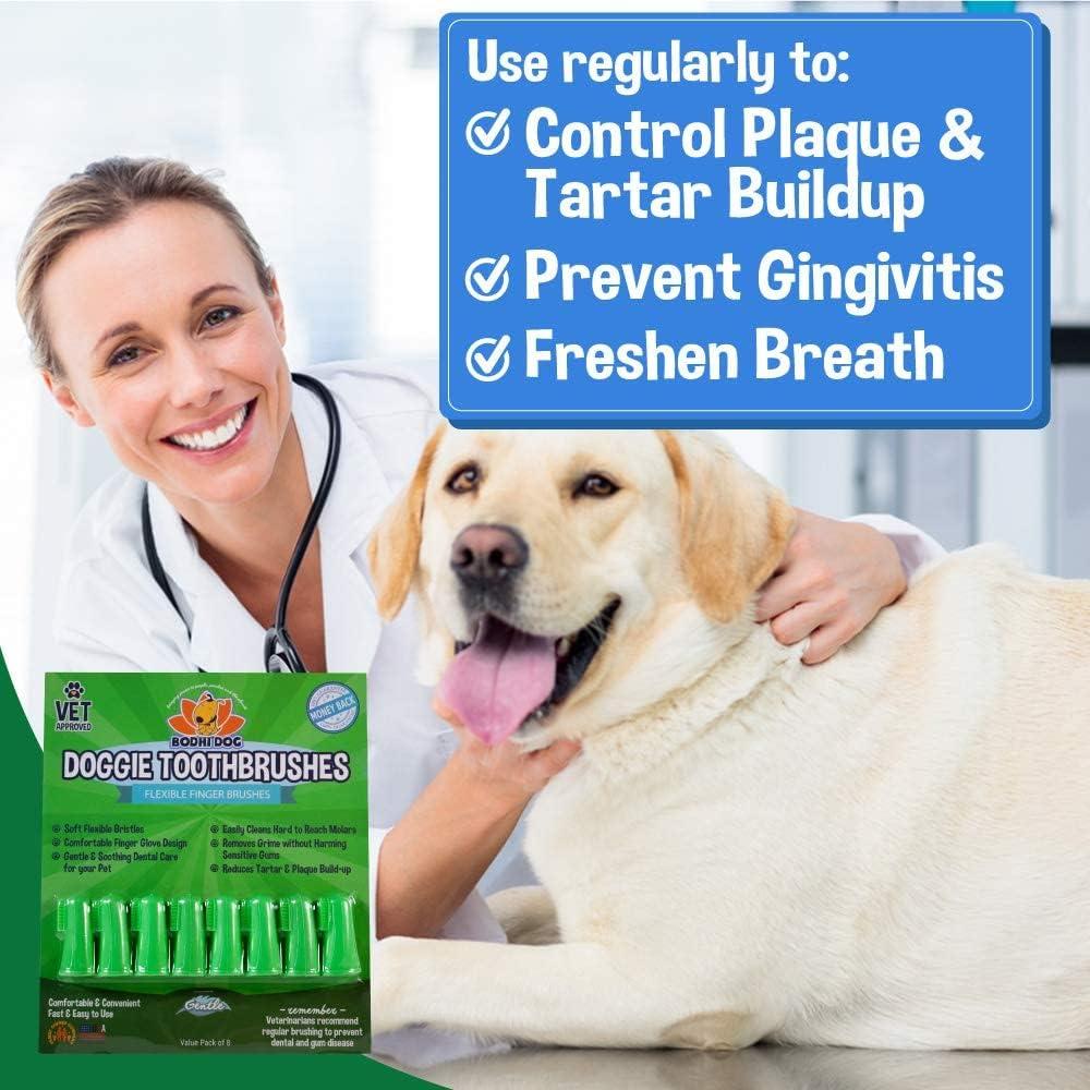 Cepillo de Dedo Bodhi Dog para Perros y Gatos - Suave y Eficaz